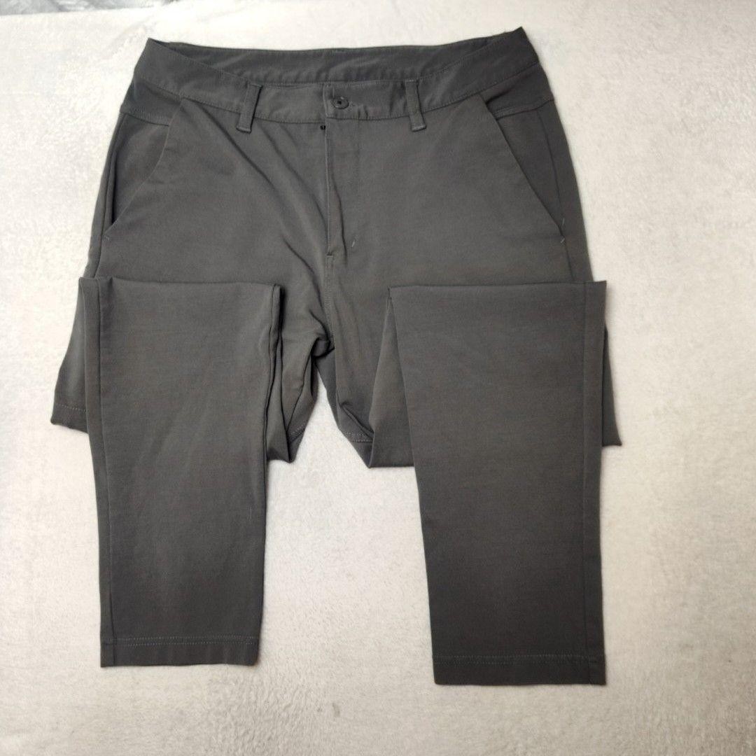 BYLT Pants Mens Large Gray Chino Slim Stretch Everyday 2.0 Casual Work Tech