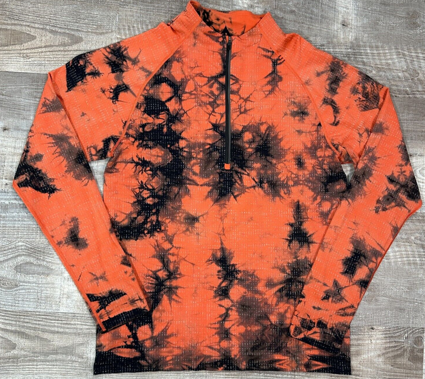 Lululemon Metal Vent Tech Half zip 2.0 Disconnect Marble Dye Autumn Men’s Sz M
