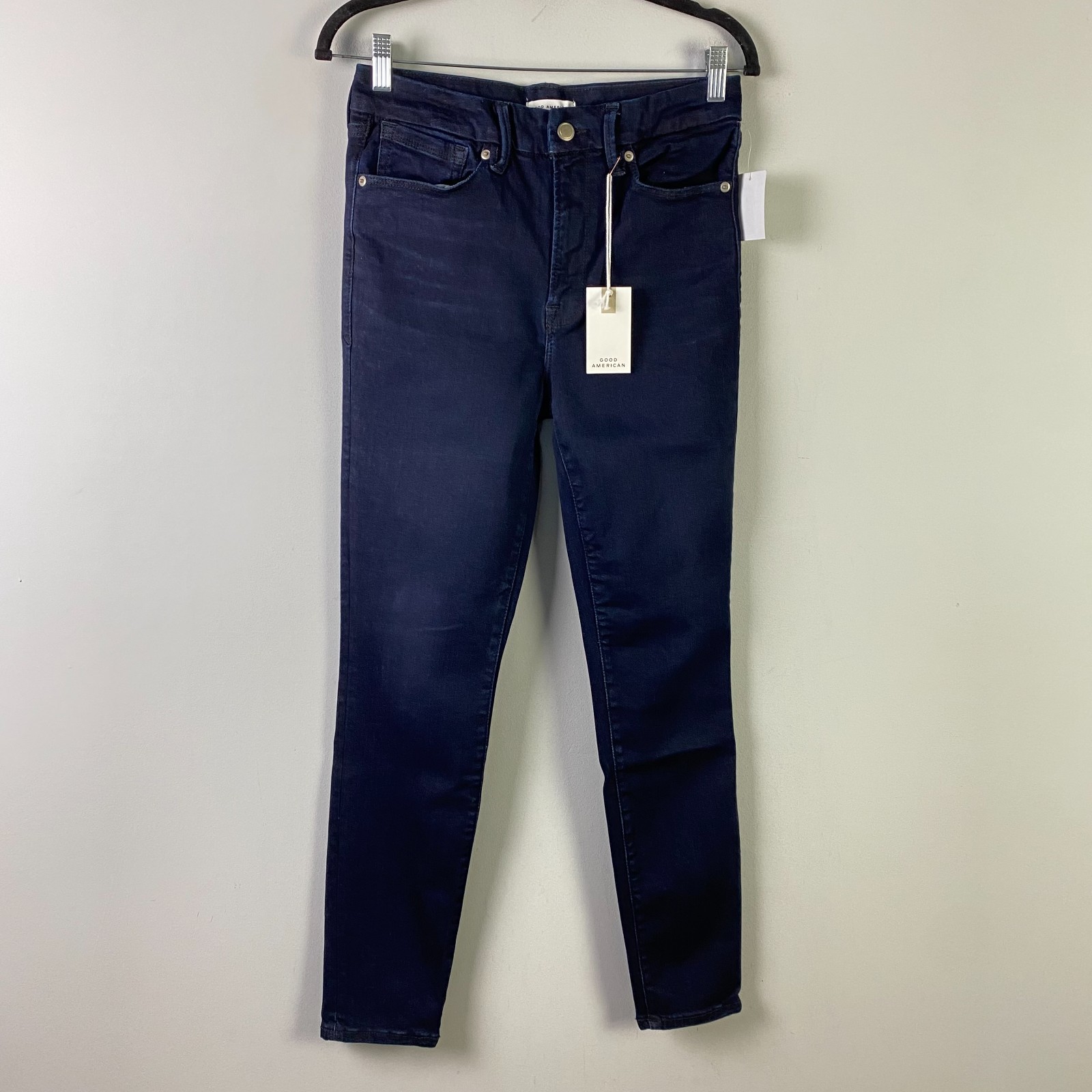 Good American Always Fits Good Legs Skinny Jeans Size 6-12 Dark Wash Stretch
