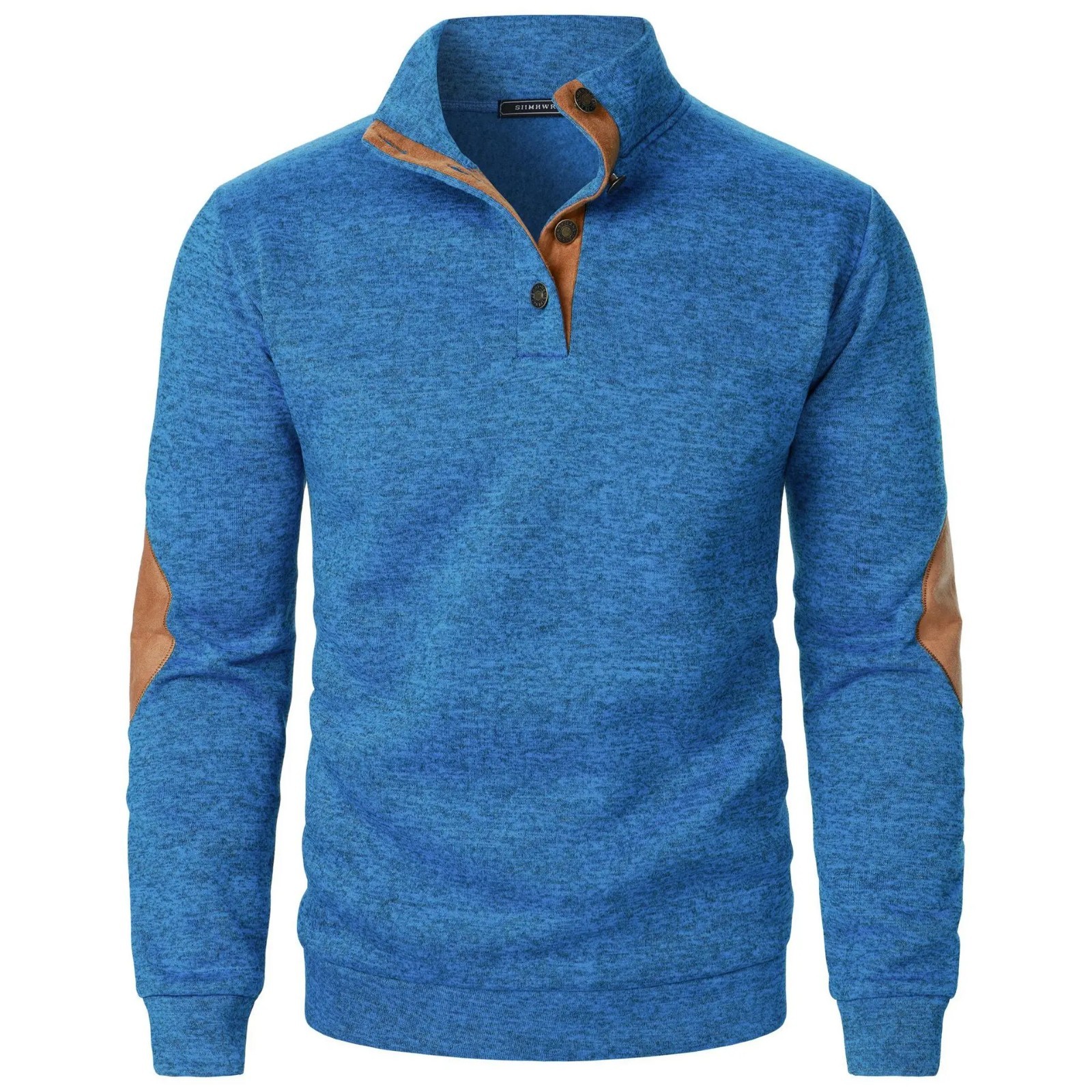 Men’s Long Sleeve Stand Collar Sweatshirt Casual Outdoor Streetwear Pullover