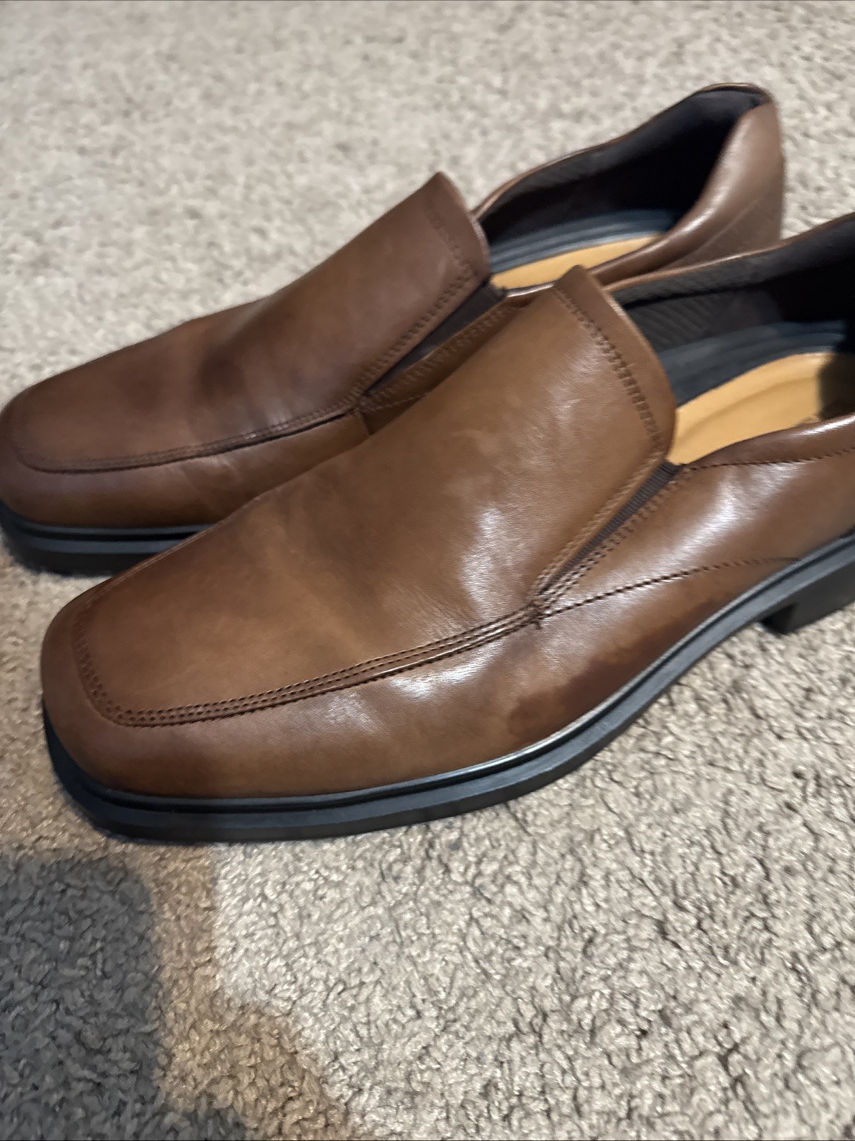 Ecco Helsinki 2 Mens Size 12 US 46 U Brown Leather