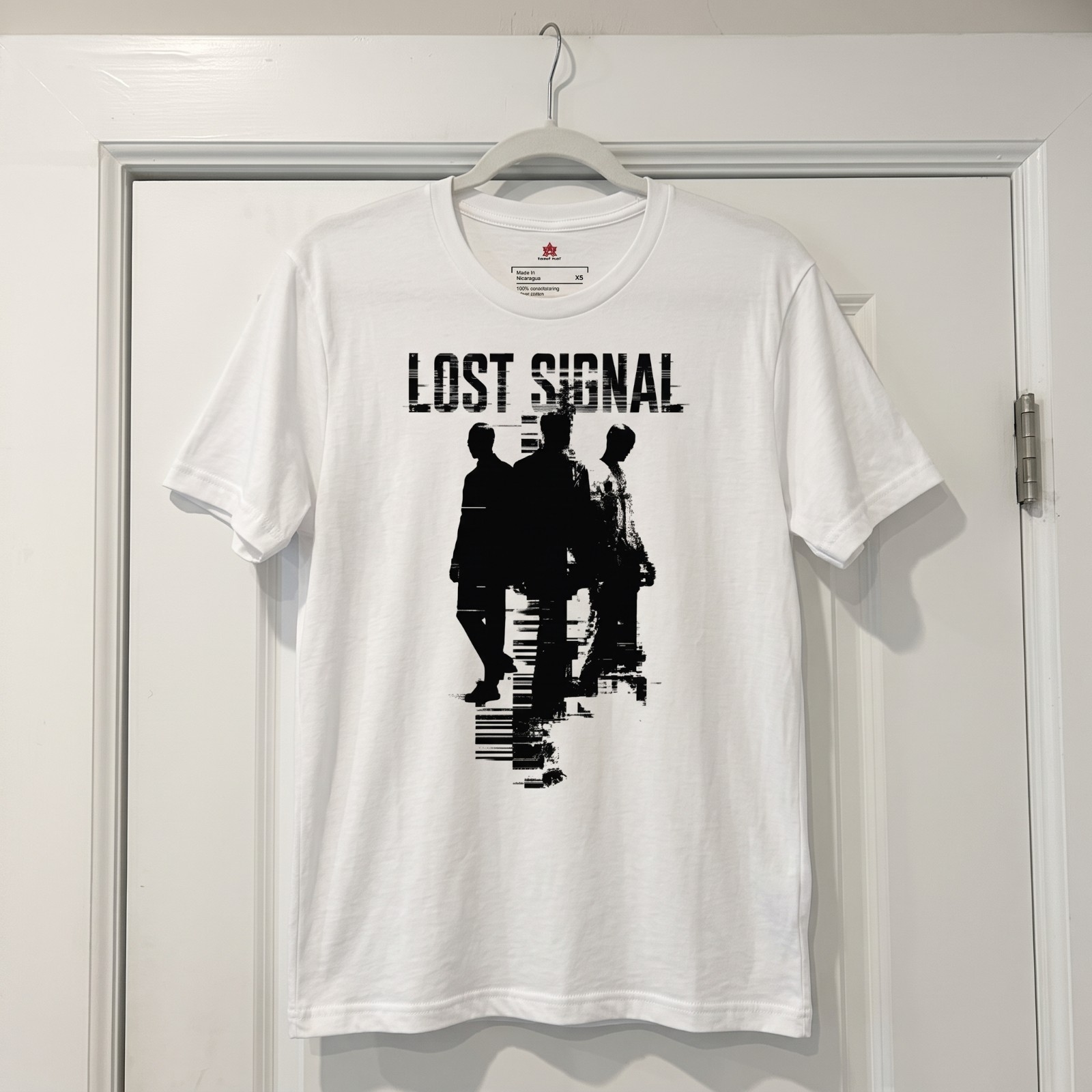 Petal Riot Lost Signal Glitch Graphic T-Shirt Streetwear Unisex Tee M-XL