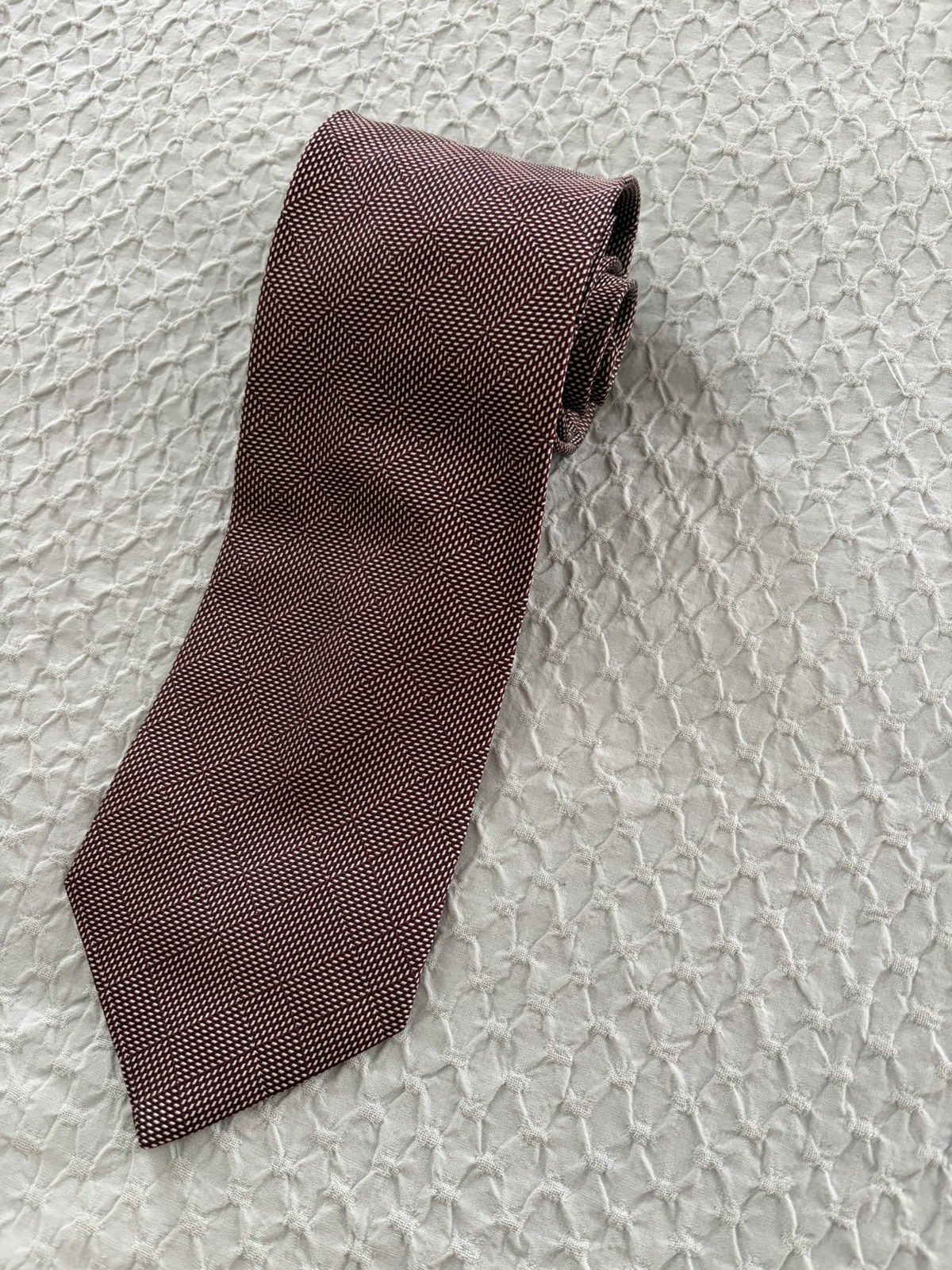 NWOT Authentic RALPH LAUREN Purple Label England Made Silk Neck Tie Excellent