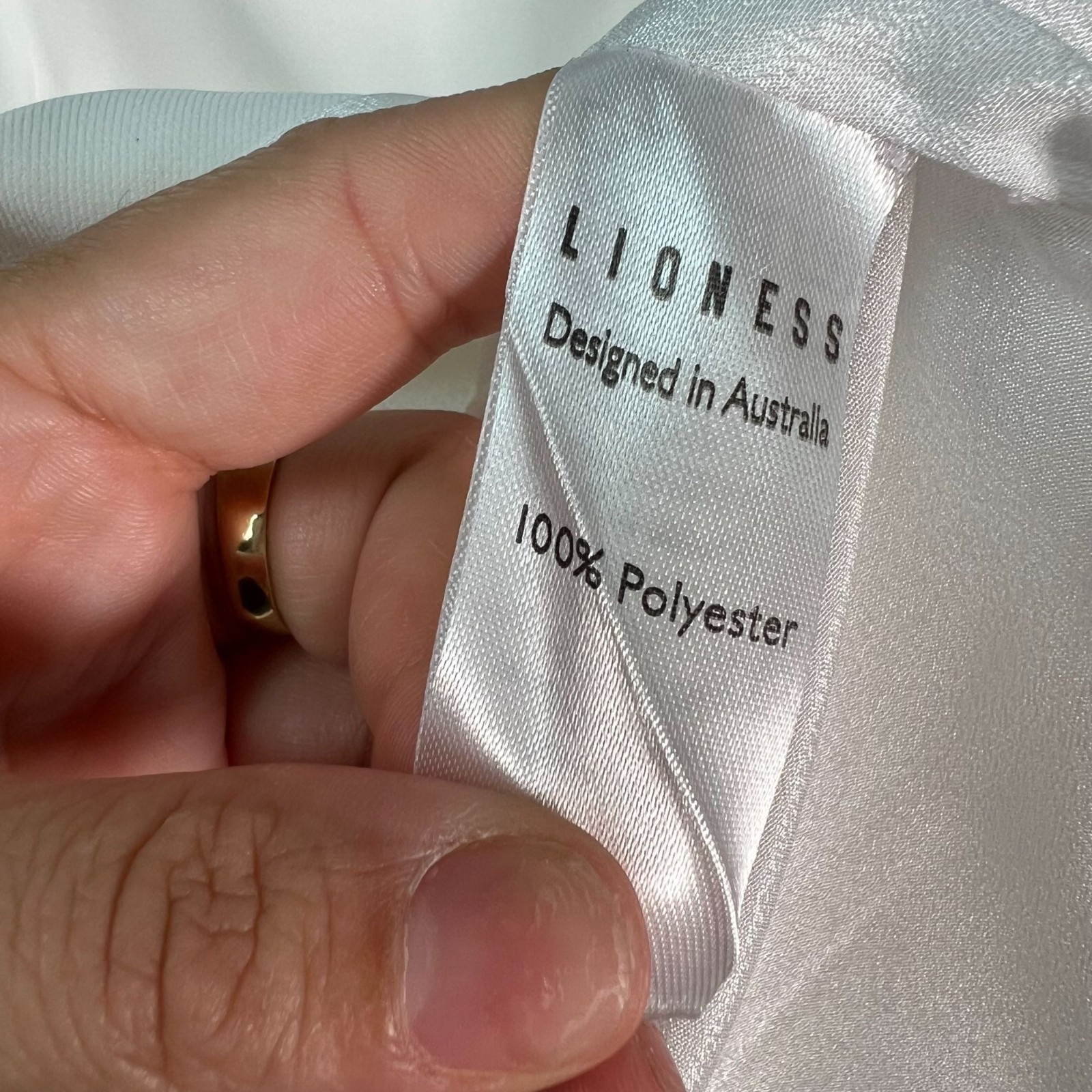 Lioness Womens Size Small White Mini Dress w/ Belt Detail NEW!