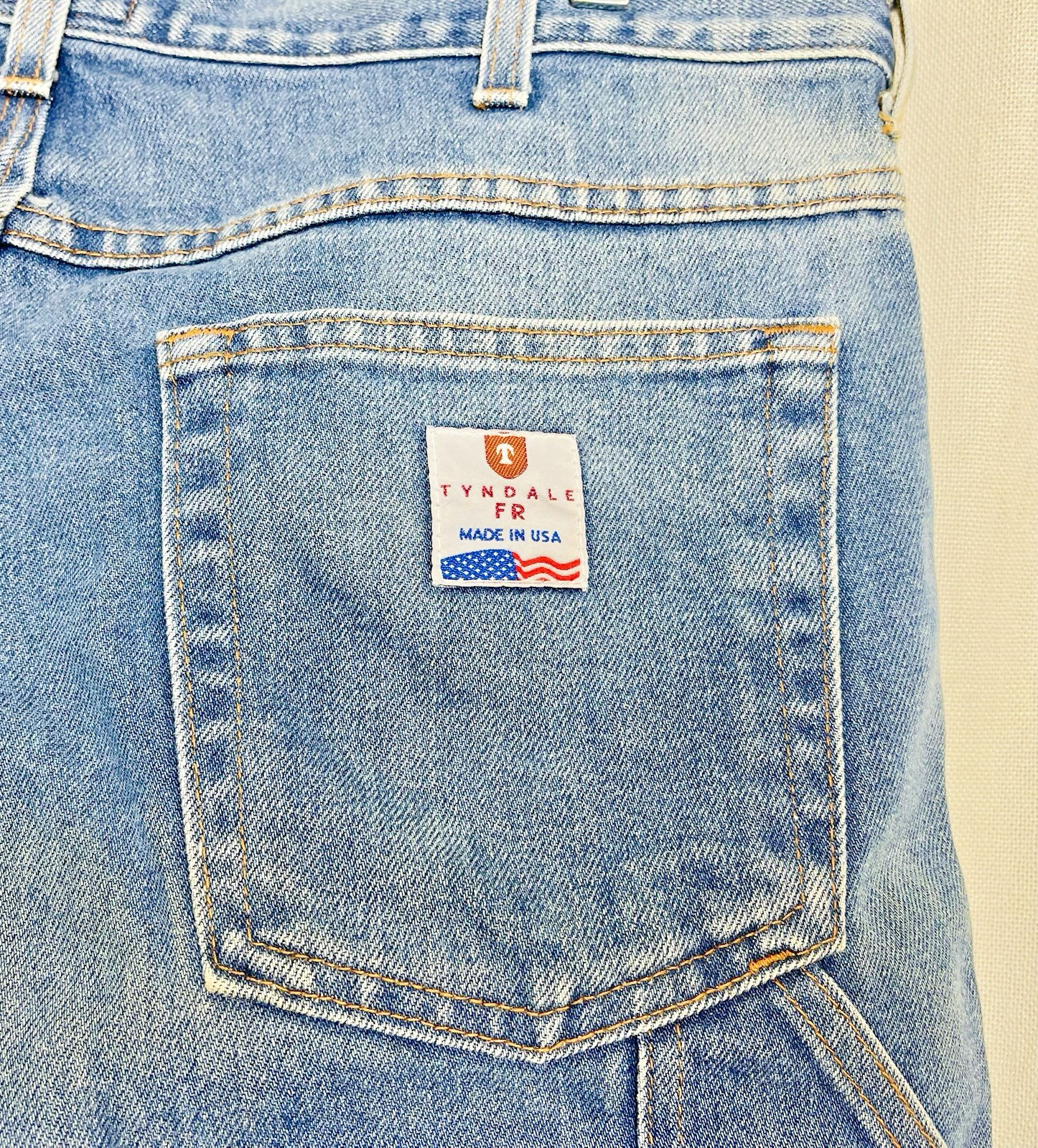 Tyndale FRMC Jeans Mens 36×32 Flame Resistant Workwear Blue Denim Pants F290T