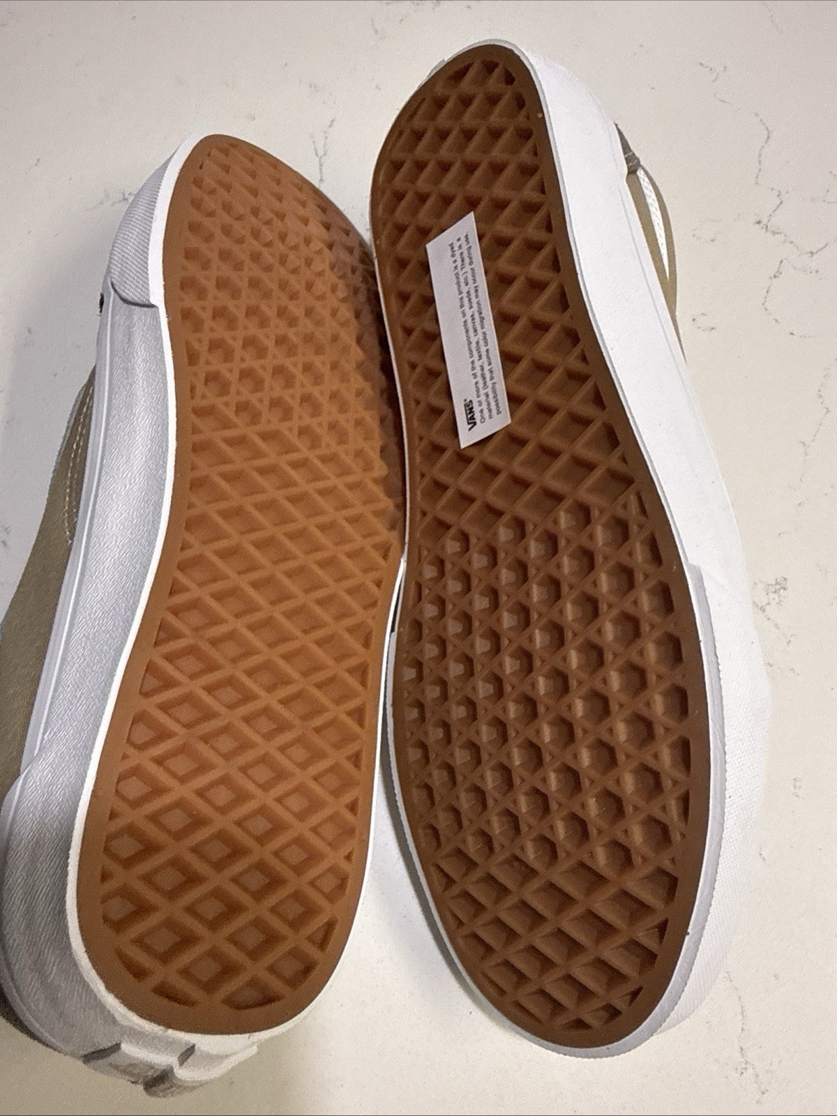 Vans Old Skool Canvas Suede Block Brown VN000CT8BRO Men 8 / Women 9.5 New Box