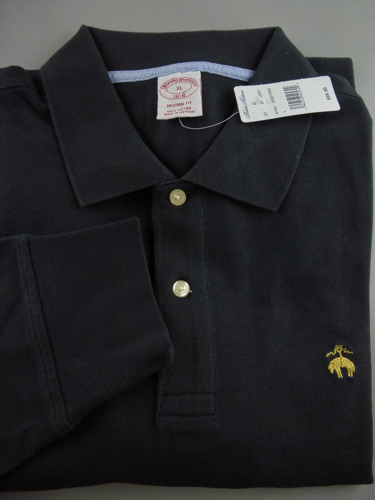 BROOKS BROTHERS LONG SLEEVE POLO SHIRT Men’s – ORIGINAL Fit New $98