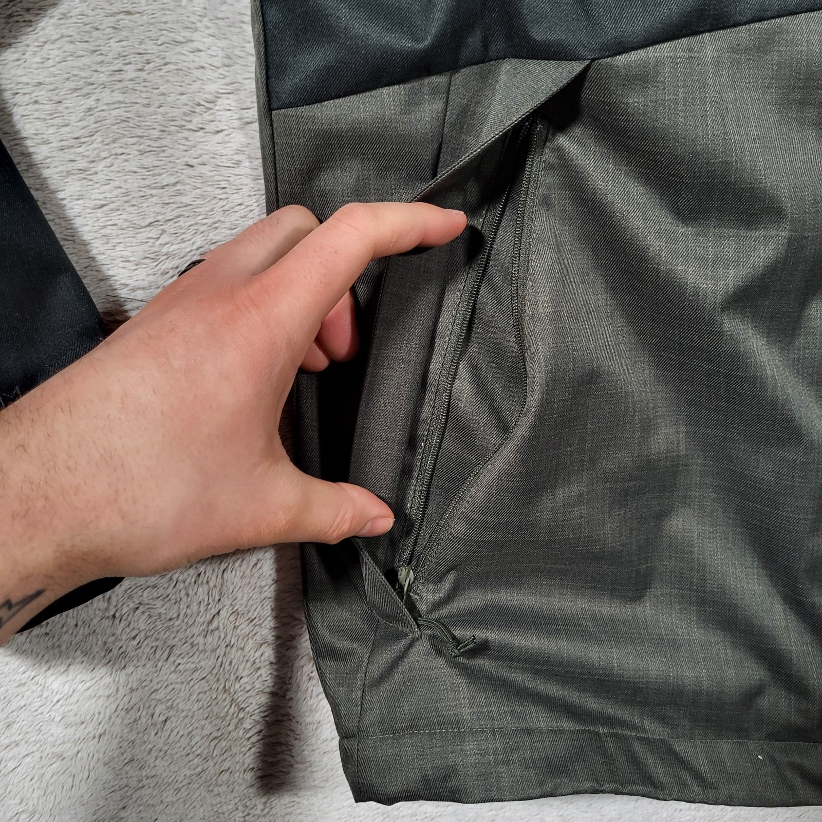 Under Armour Porter 3-in-1 Jacket Mens S Green Outdoor Fleece Lined Soft Shell
