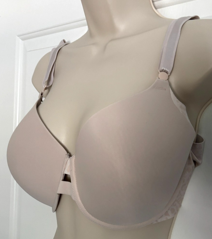 40D Beige WARNERS No Side Effects Smoothing UNDERWIRE BRA RB5781A Animal CONVERT