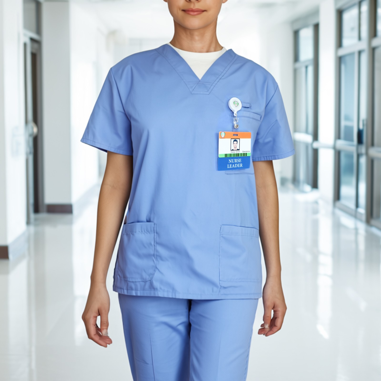 Clear RN Badge Buddy HORIZONTAL – Transparent Hospital & Nurse ID Backer Card