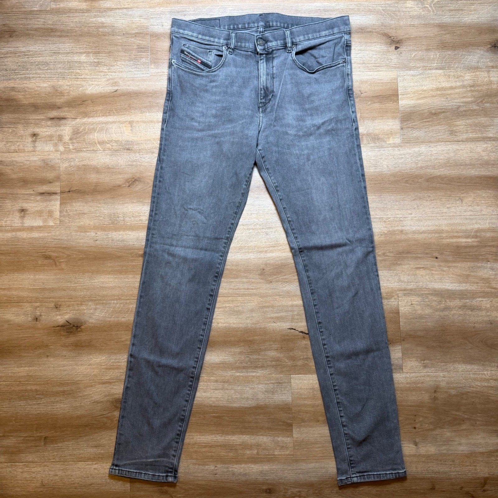 Diesel 1979 Sleenker Jeans Men 33×34 Grey Slim Skinny Fit Stretch Denim 5 Pocket