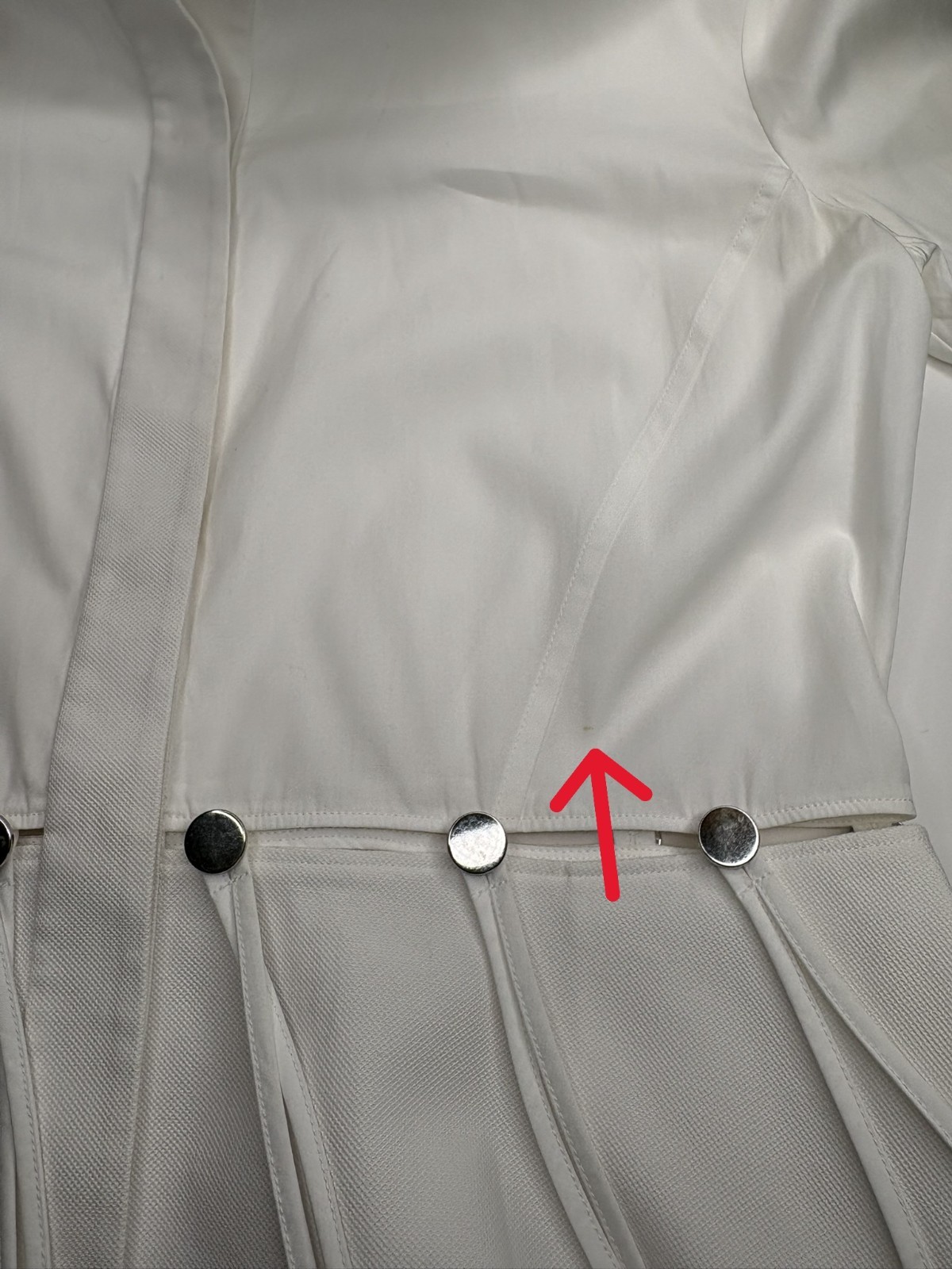 Alexander Wang Cotton Poplin Shirtdress White Size 10 Buttoned Cutout