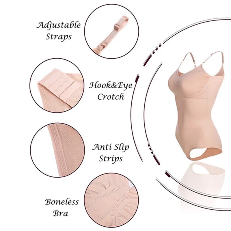 Fajas Colombianas Reductoras Levanta Post Surgery Slimming Girdle Body Shaper FK