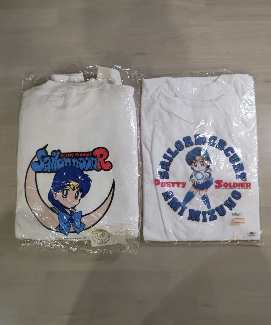 Sailor Moon Sailor Mercury Sweatshirt Tee Ami Mizuno Retro Collectible