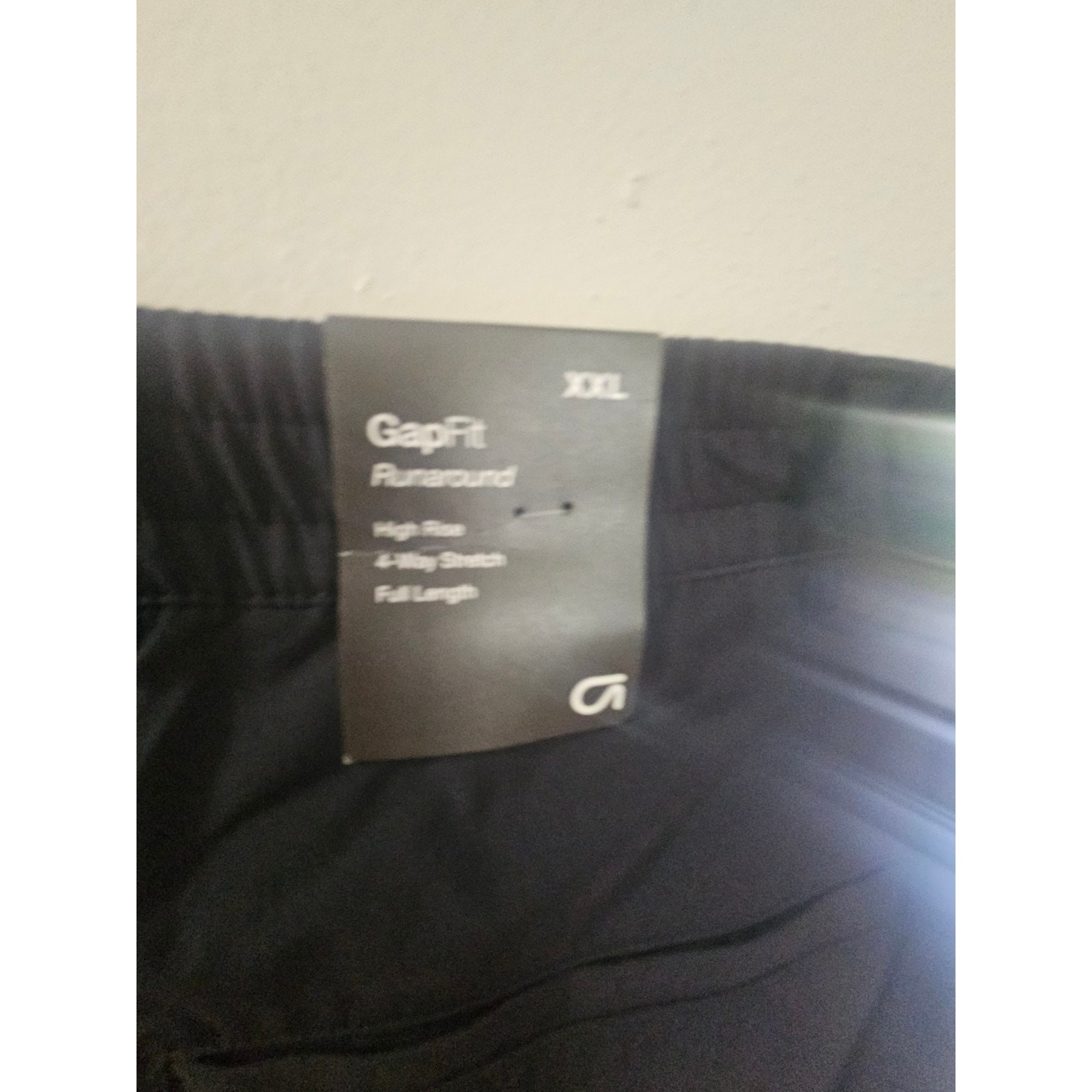 NWT GapFit Runaround Black High Rise 4-Way Stretch Pants Women’s XXL
