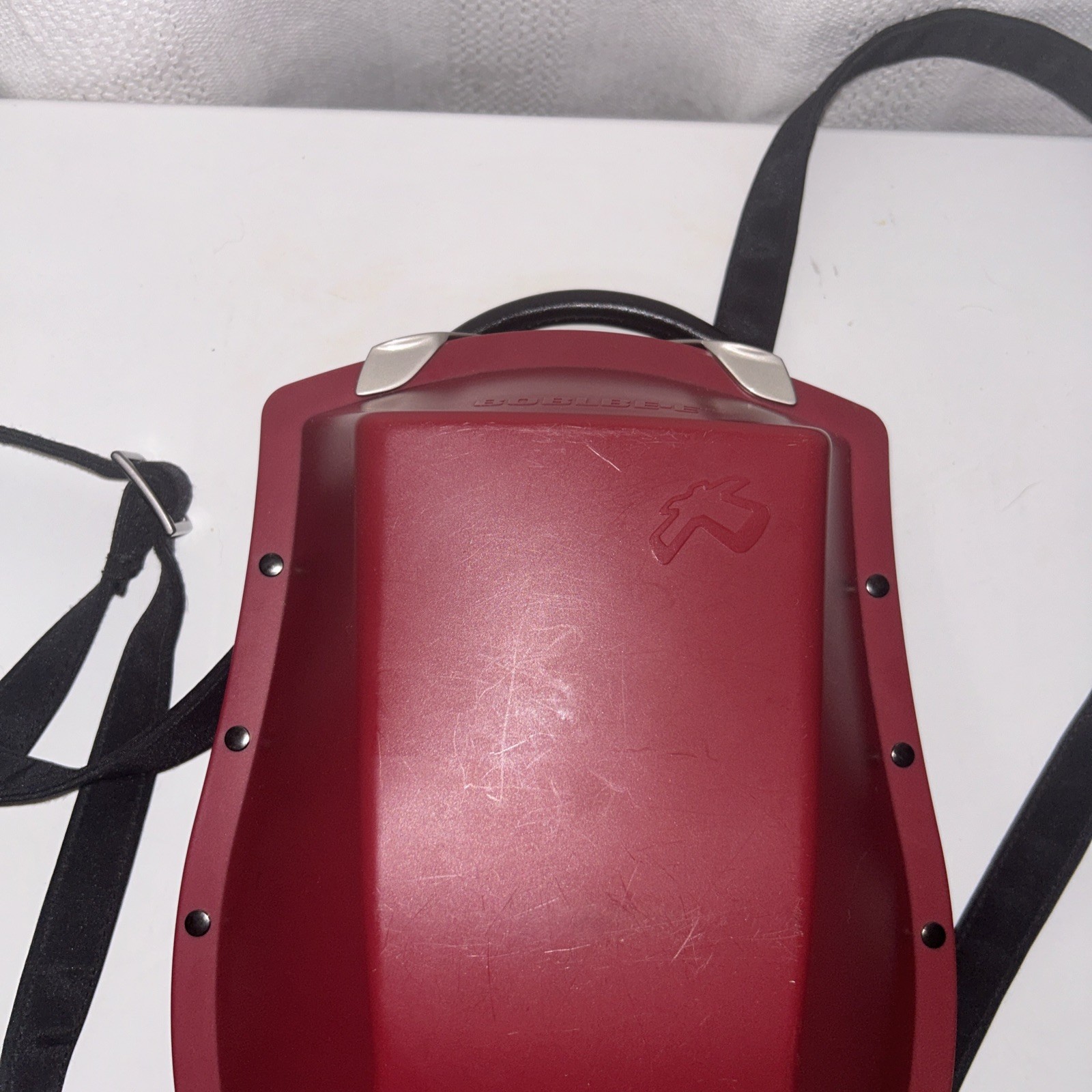 BOBLBE-E SWEDEN, HARD SHELL BACKPACK, NWOT, UNUSED LABEL, PAT. PEND’G, UNISEX