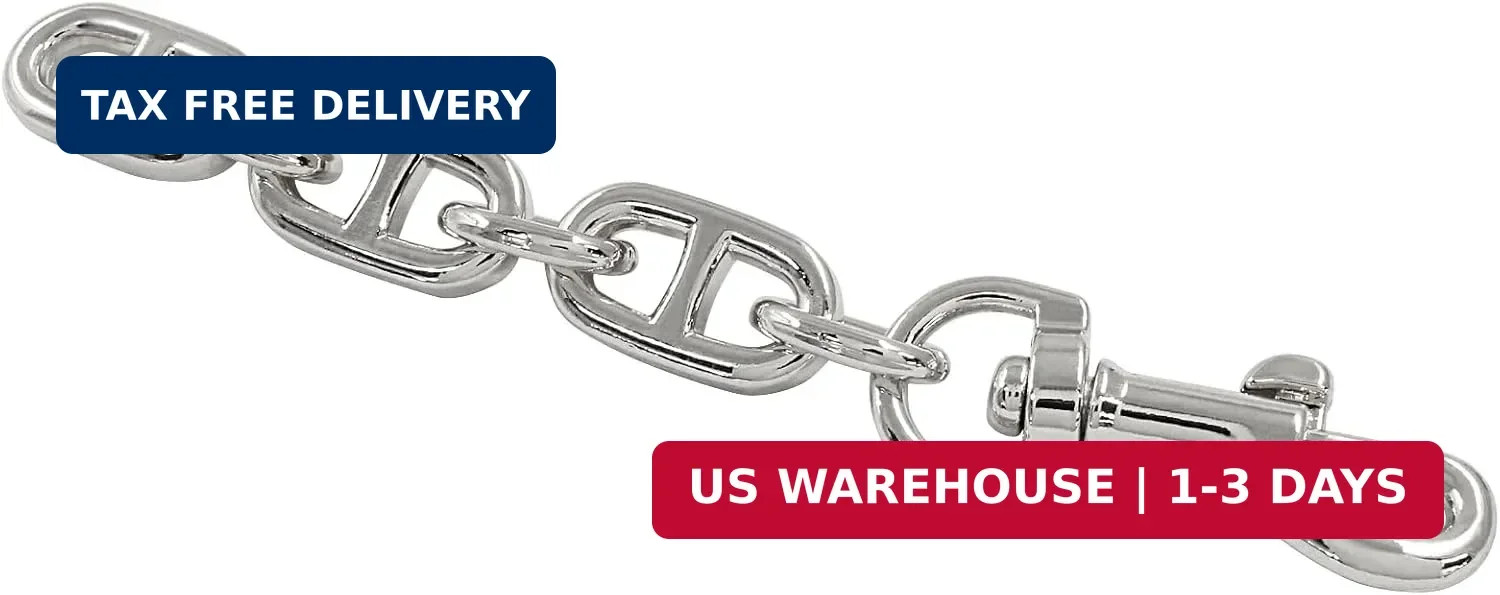 2Pcs Purse Strap Extender, 4.7 Inch Bag Extender Chain, Metal Chain Strap Extend