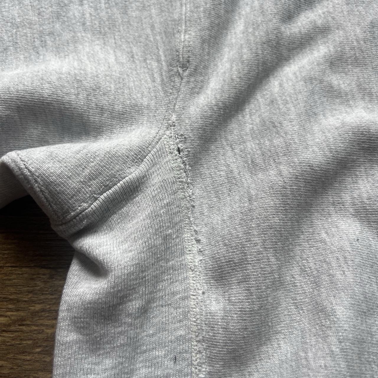 Vintage 80s Champion Reverse Weave Warmup West Virginia University Grey Crewneck