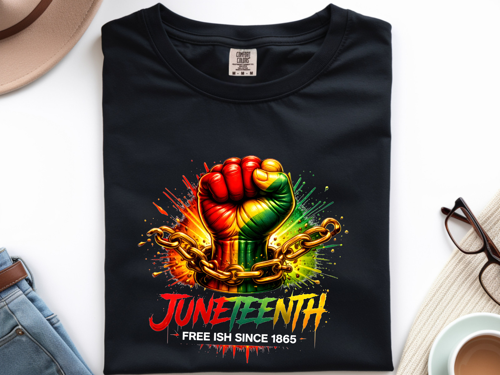 Black History Shirt, Juneteenth 1865 Freedom Celebration T-Shirt