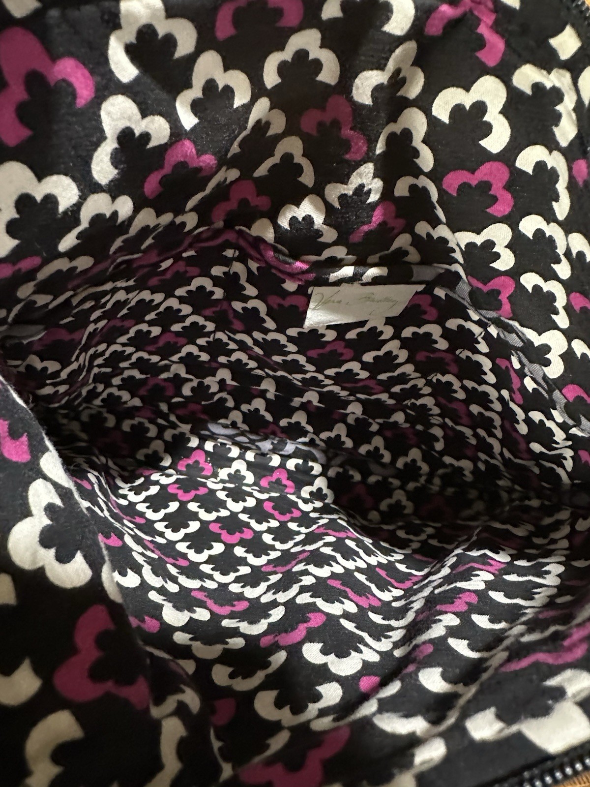 Vera Bradley Canterberry Magenta Crossbody Hipster Purse Quilted Shoulder Bag