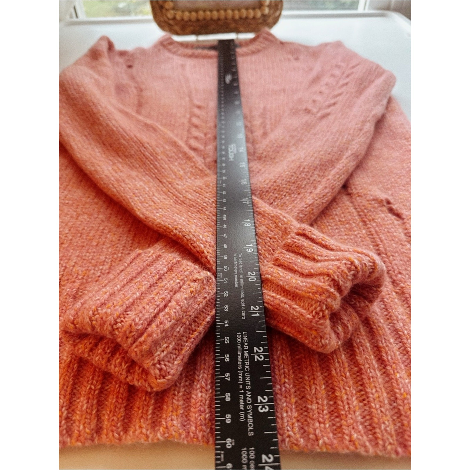 🩷 Raquel Allegra • Heathered Pink • Desert Rosé • Artisan Knit Sweater