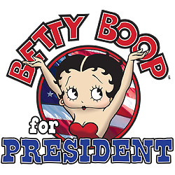 T-Shirt S to 2XL 3XL – BETTY BOOP -for PRESIDENT – Fun Humor Adult