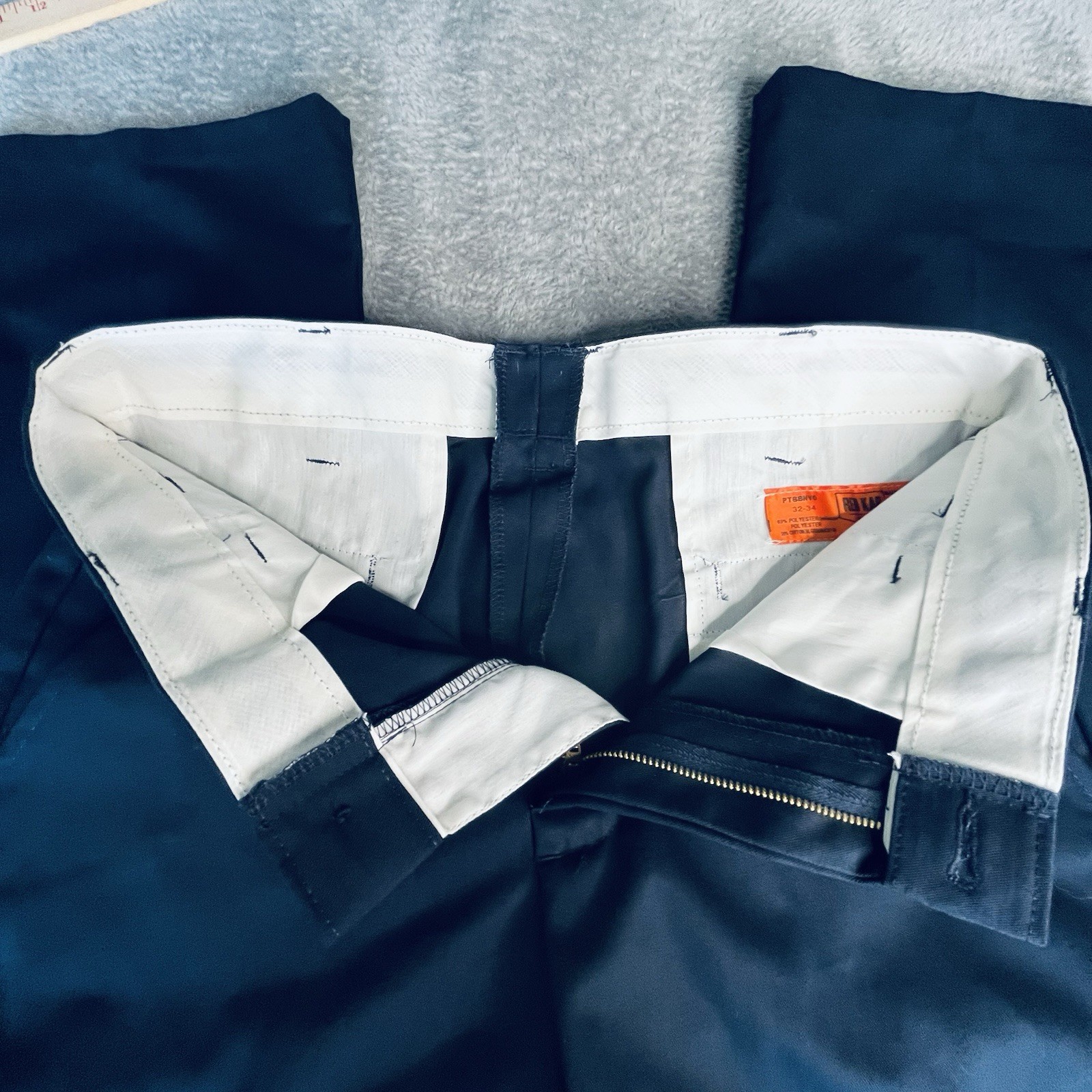 New Red Kap Cargo Work Pants Size 32×34 Navy PT88 (3L)