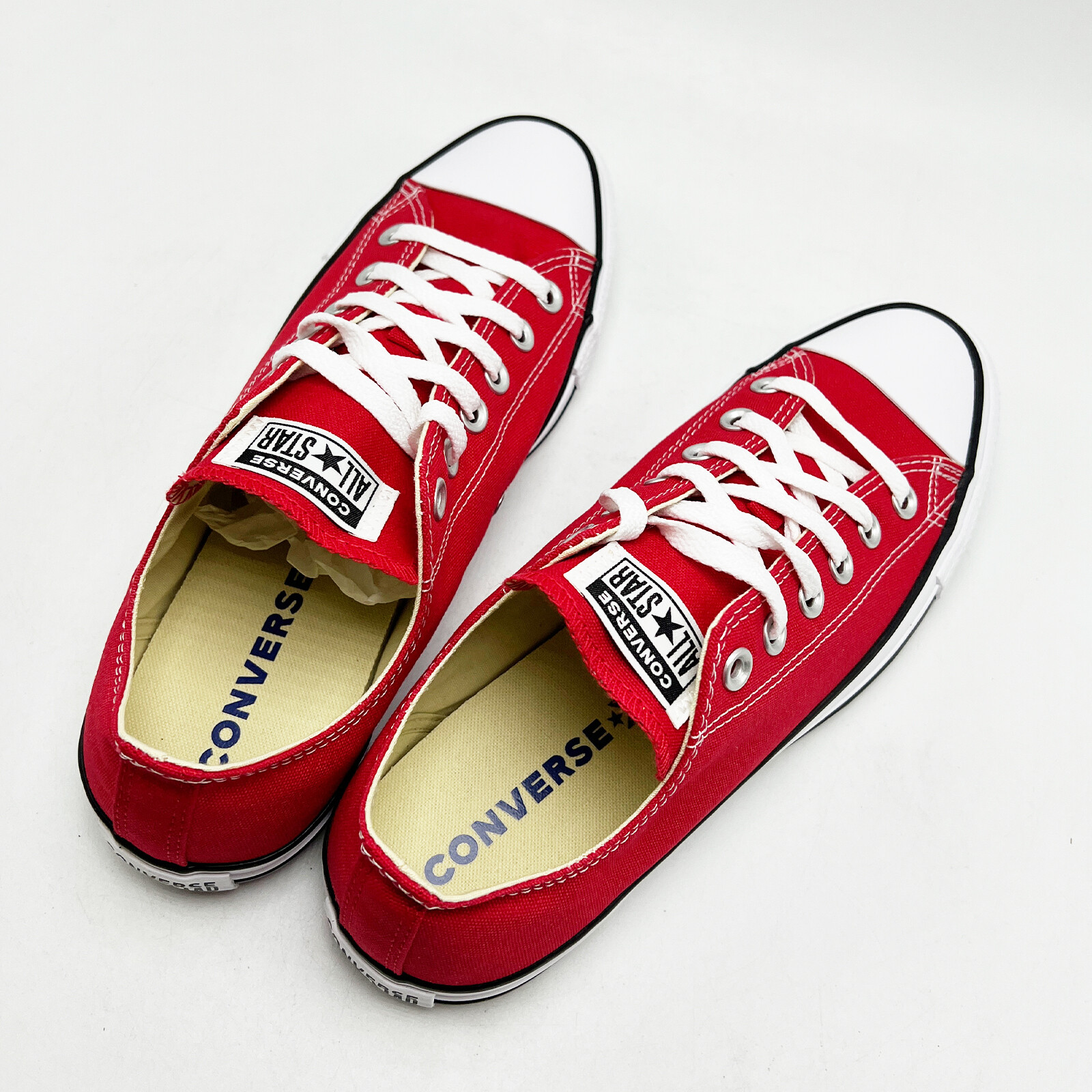 Unisex CONVERSE Chuck Taylor ALL STAR LOW TOP Red (M9696), Sz 4.0 – 13.0