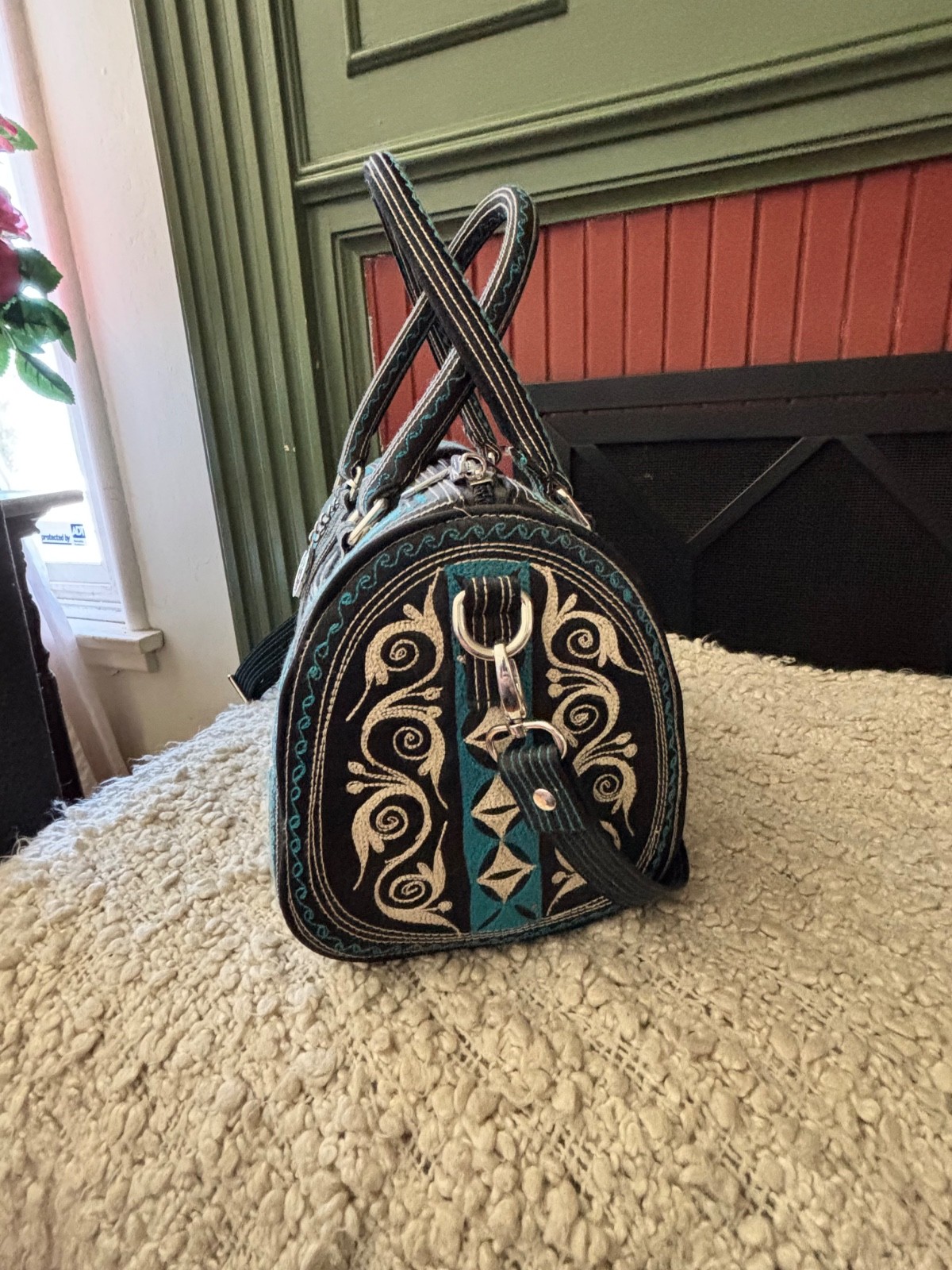 Banda Bag, Embroidered Nano or Barrel Bag, Pre-Owned, Excellent Condition