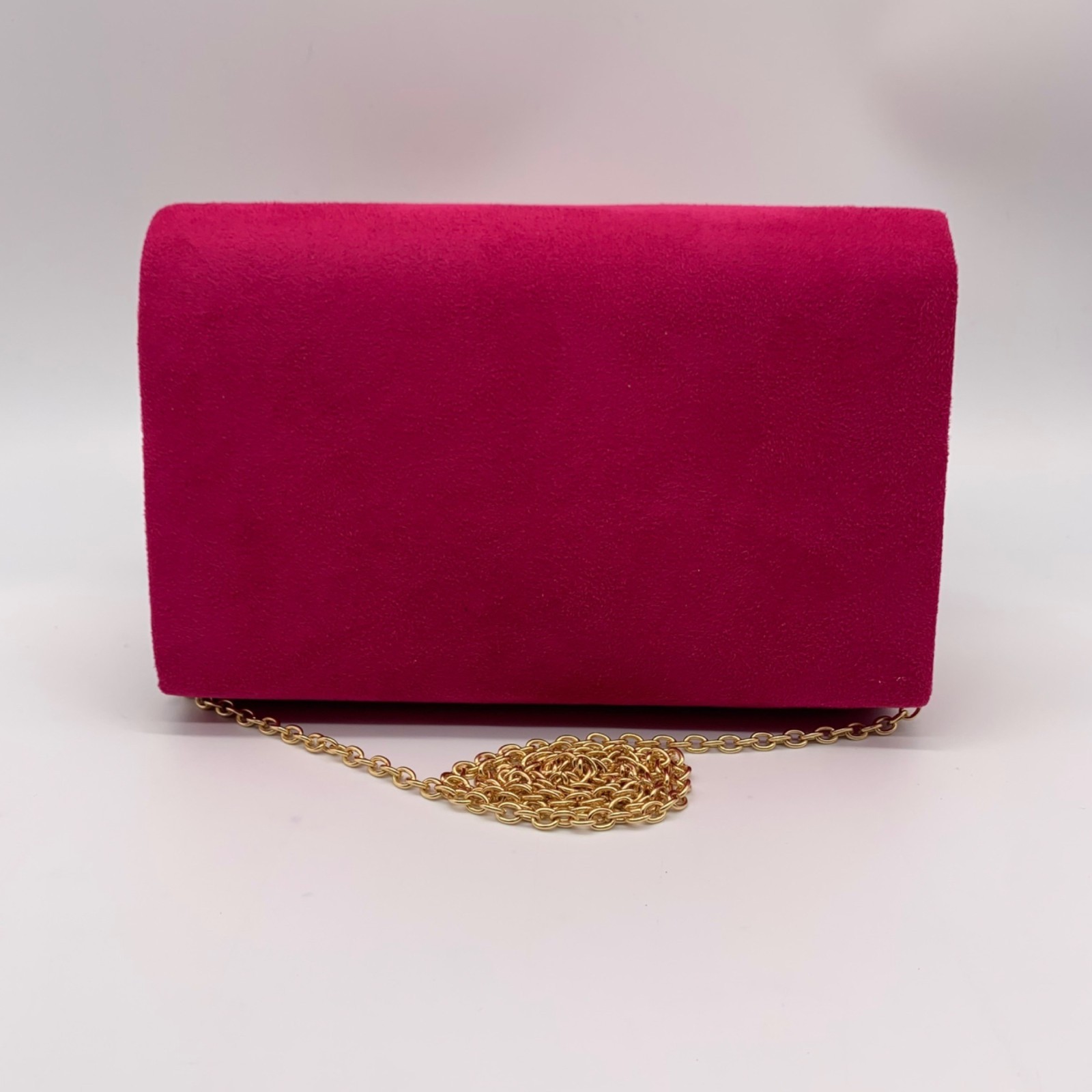 Charming Tailor Pink Velvet Clutch