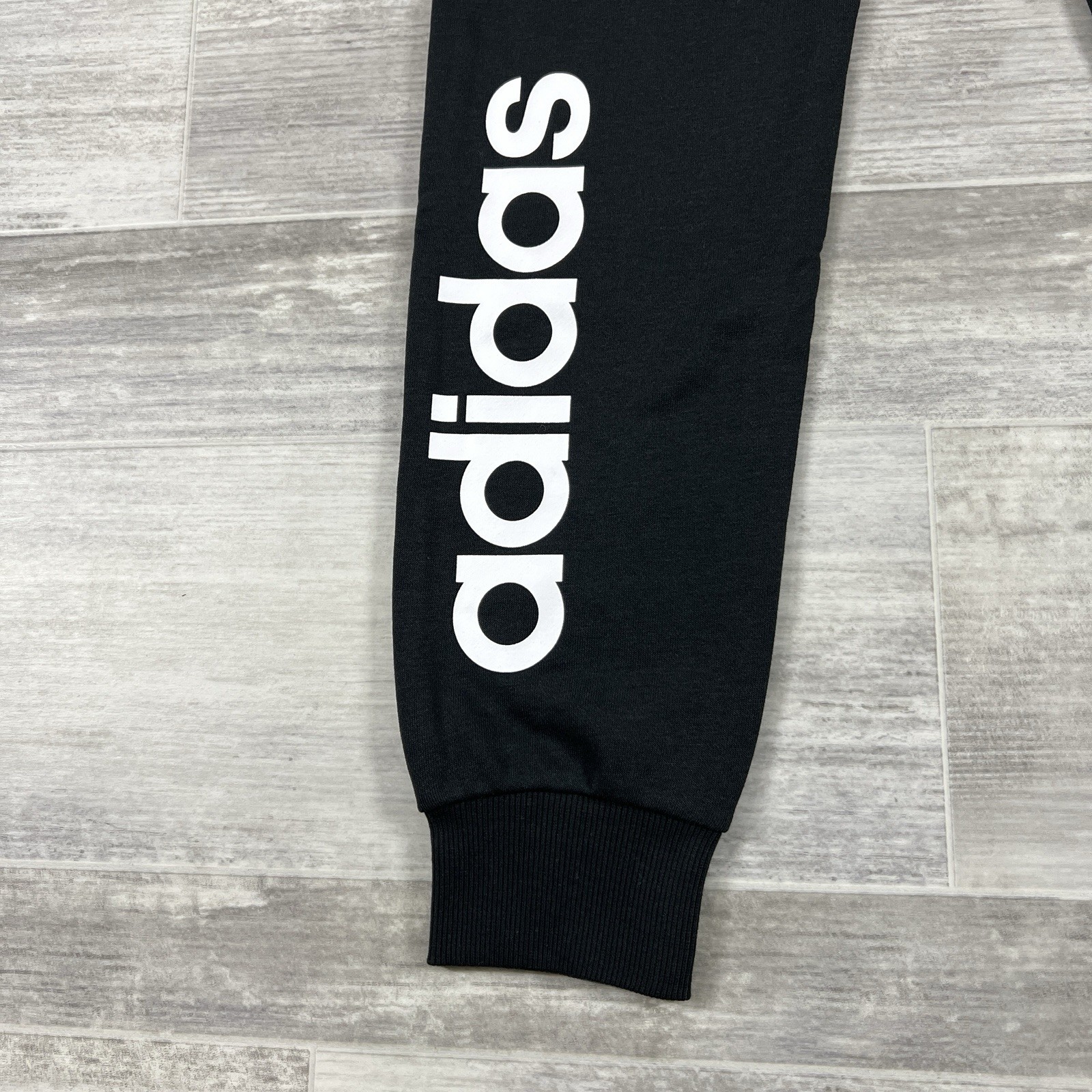 Adidas Women’s XS Essentials Lineage French Terry Slim Tapered Leg Black GM5526