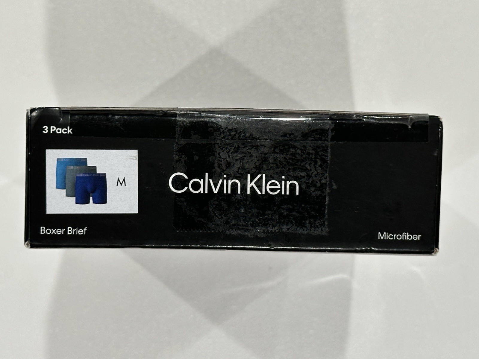 Calvin Klein Boxer Briefs 3-Pack Microfiber Multicolor Size M