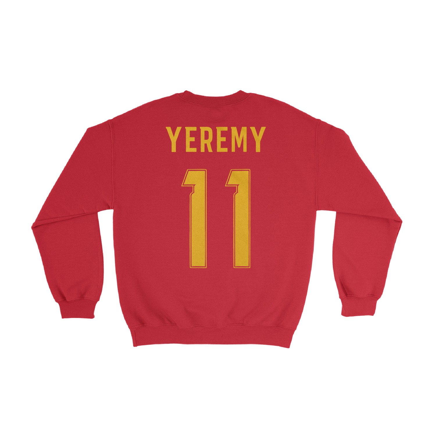 Spain Soccer Pride Yeremy 11 Two-Sided Tribute Unisex Crewneck Sweatshirt