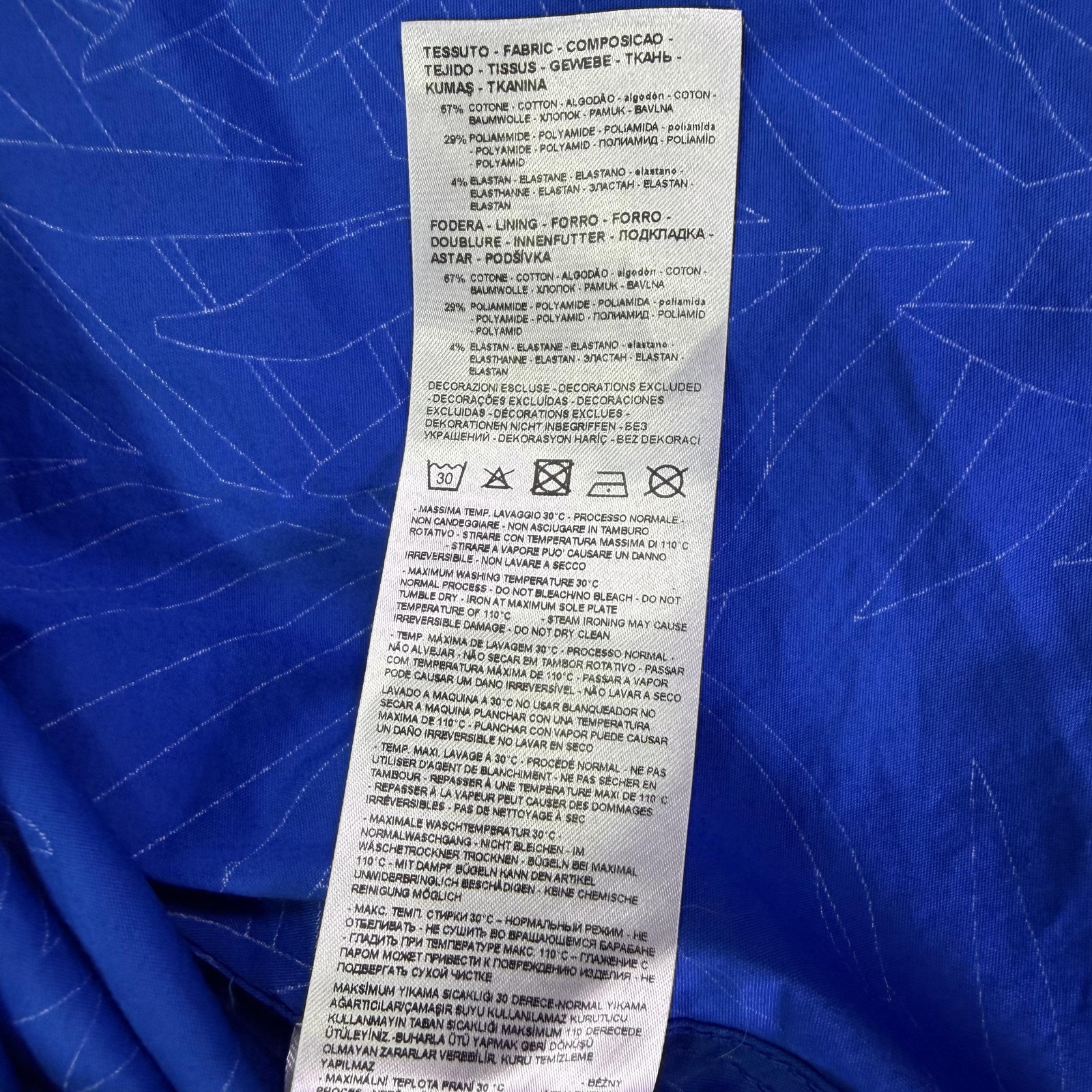 Armani Exchange Shirt Mens Medium Blue Short Sleeve Button Up Slim Tropical