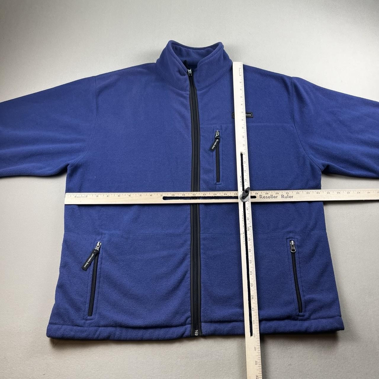 Mercedes-Benz Jacket Mens Large Blue Fleece Full Zip Cars Motorsports Employee