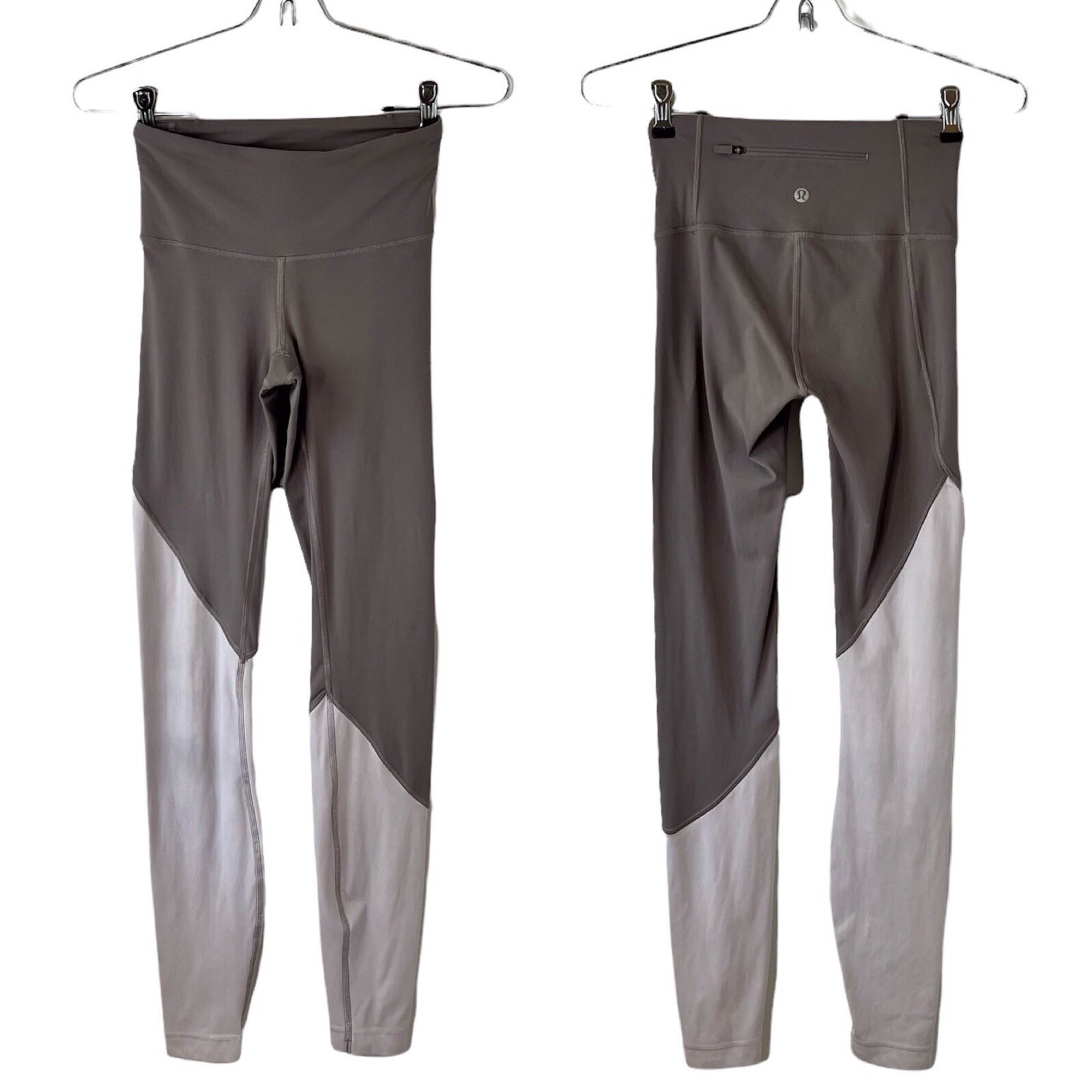Lululemon Speed Wunder Tight Asym Half Moon/Light Chrome Size 2