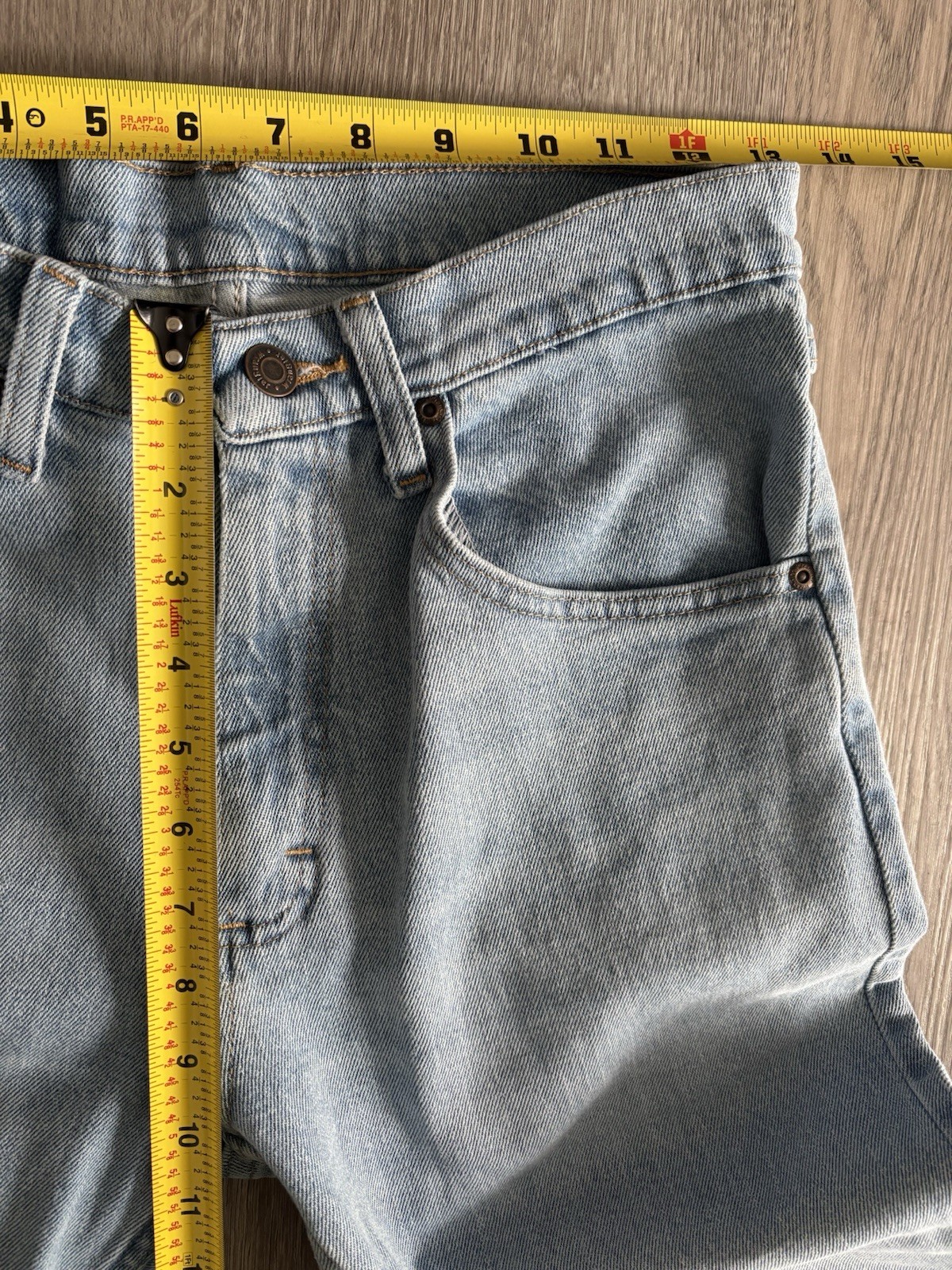 Wrangler Five Star Premium Denim Relaxed Fit Jeans Mens 29×30 Blue Straight Leg