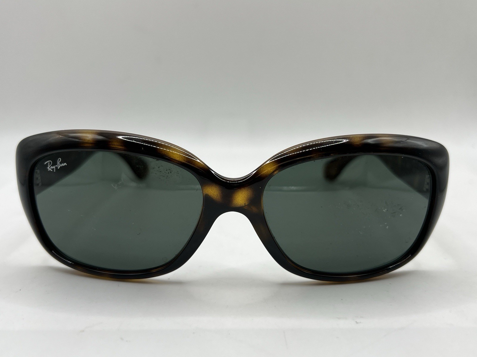 Ray Ban Jackie Ohh RB 4101 710 Light Havana Tortoise Green Sunglasses