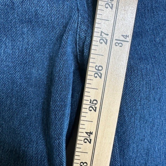 Spanx 5 Pocket High Rise Soft Knit Fabric Jean-Ish Ankle Leggings Blue Size S/P