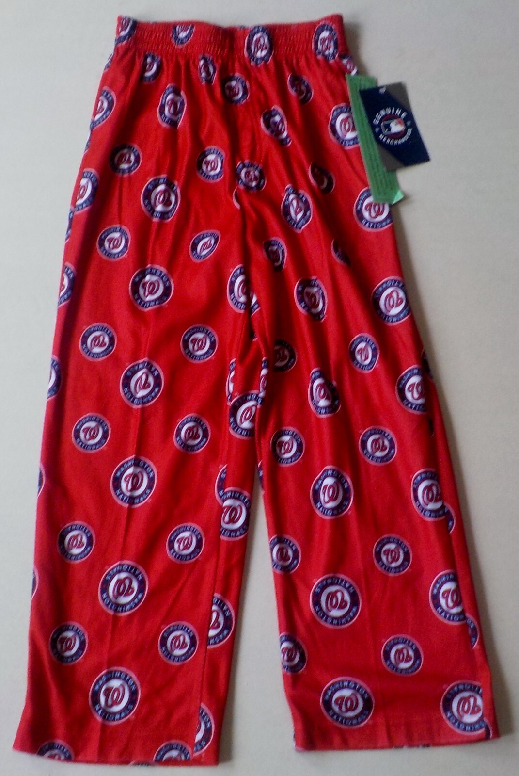WASHINGTON NATIONALS MLB TEAM APPAREL PAJAMAS LOUNGE PANT YOUTH S M L XL NWT RED