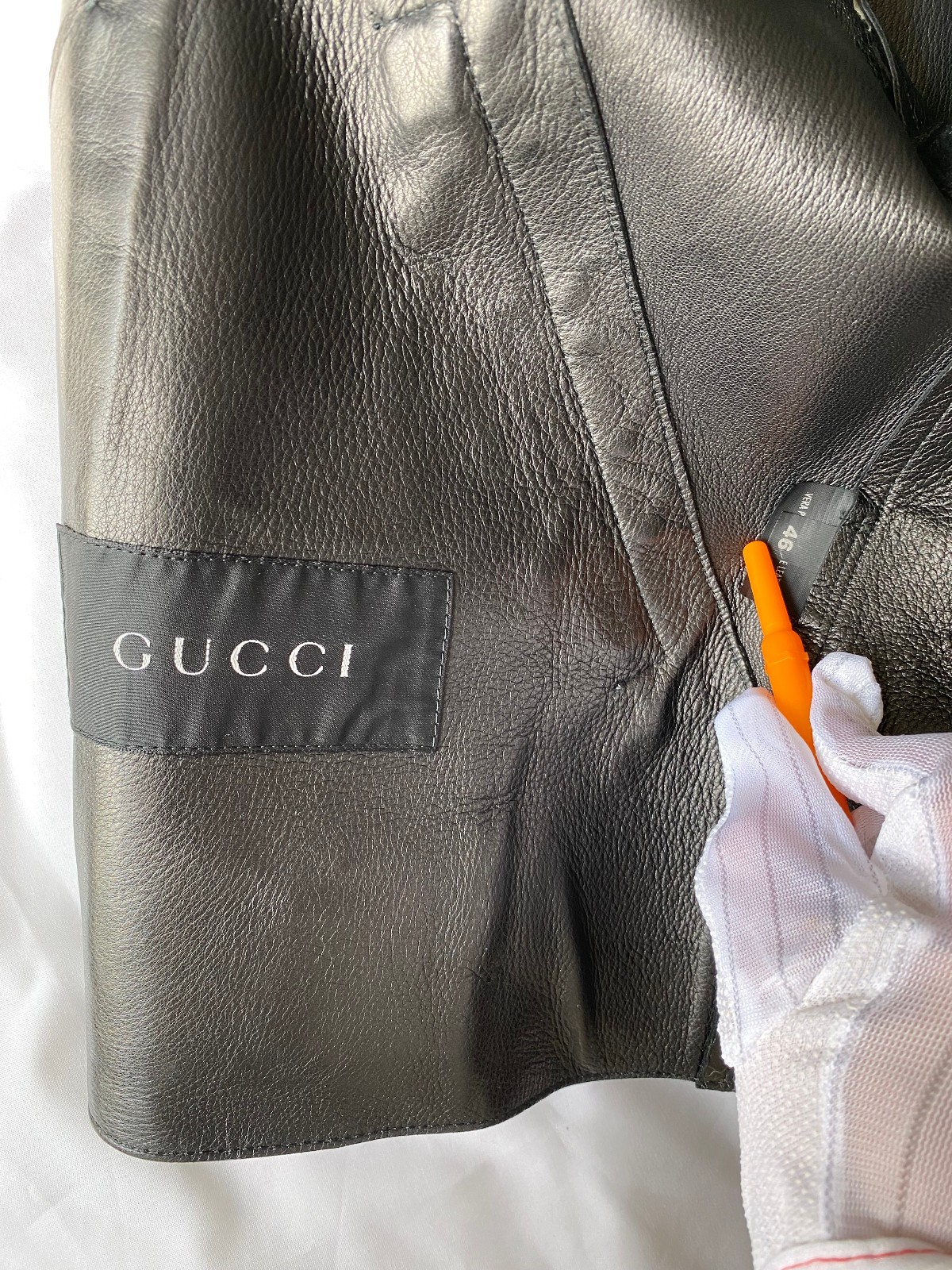 Gucci Tom Ford FW98 Runway Biker Leather Jacket — IT 46 / US 36 — Rare Archival