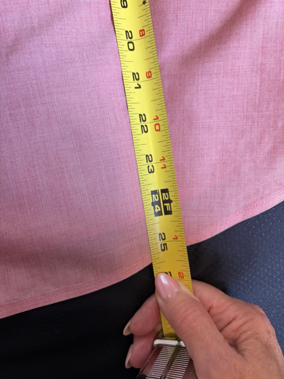 Talbots Button Up Shirt~14 Petite~Long Sleeve Pink Oxford Cotton Classic Office
