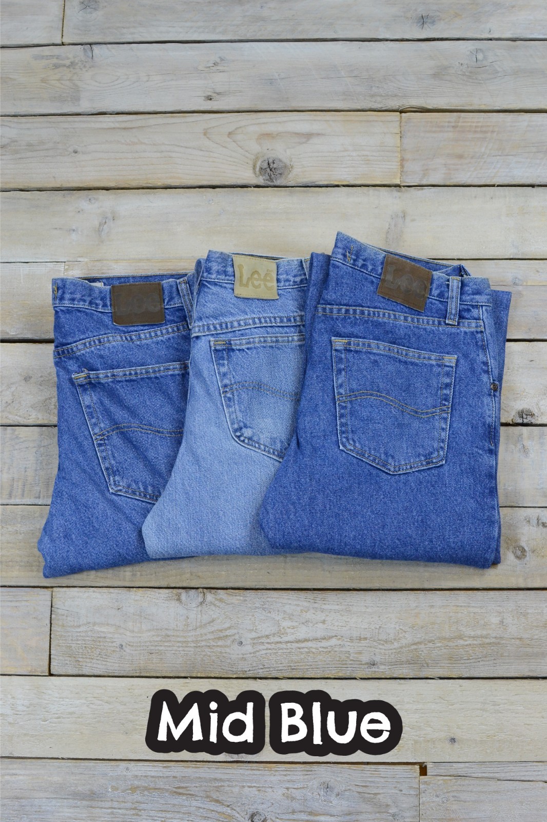 VINTAGE LEE JEANS REGULAR FIT DENIM GRADE B 30,31,32,34,36,38