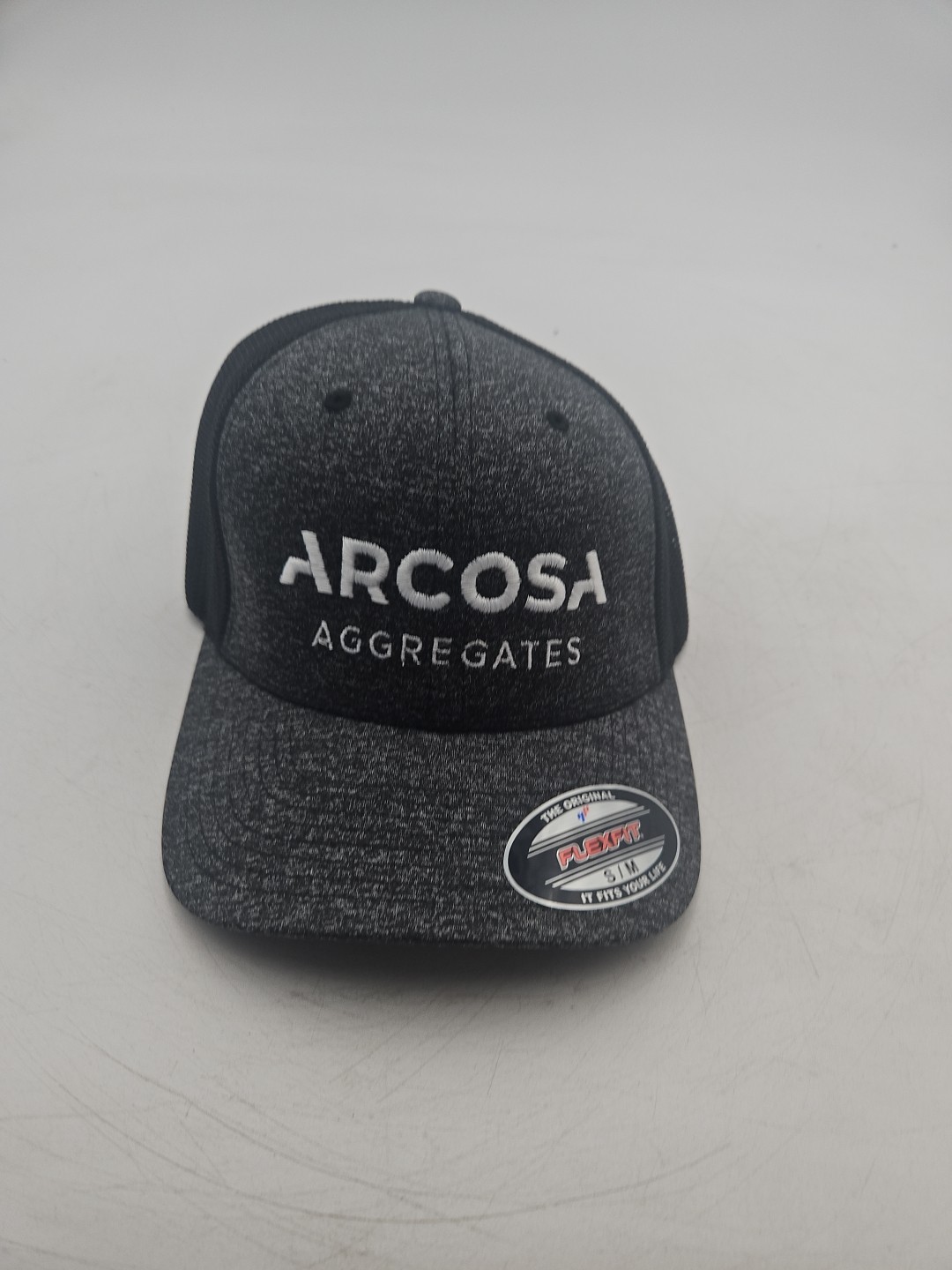 Arcosa Flexfit Hat Small/medium Black And Grey cap
