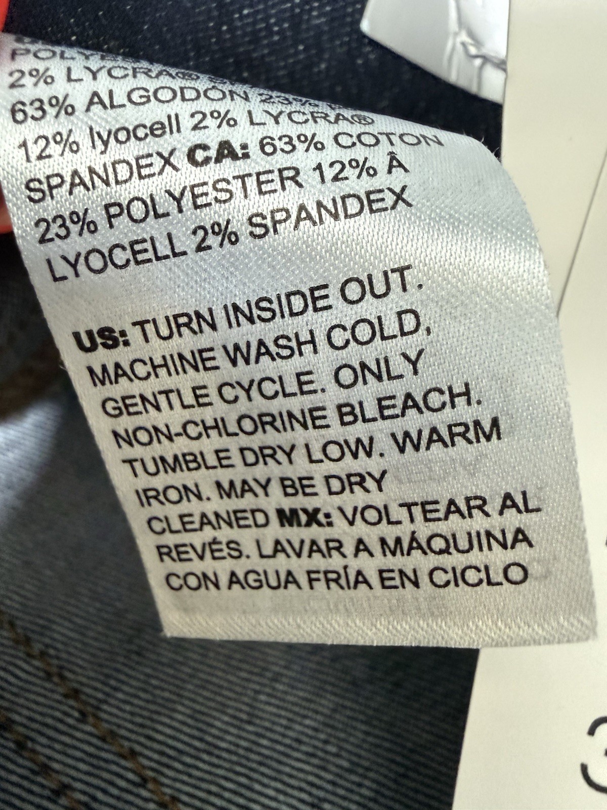 NWT Chico’s Blue Pull On Denim Skort Chico’s 3.5 US 18
