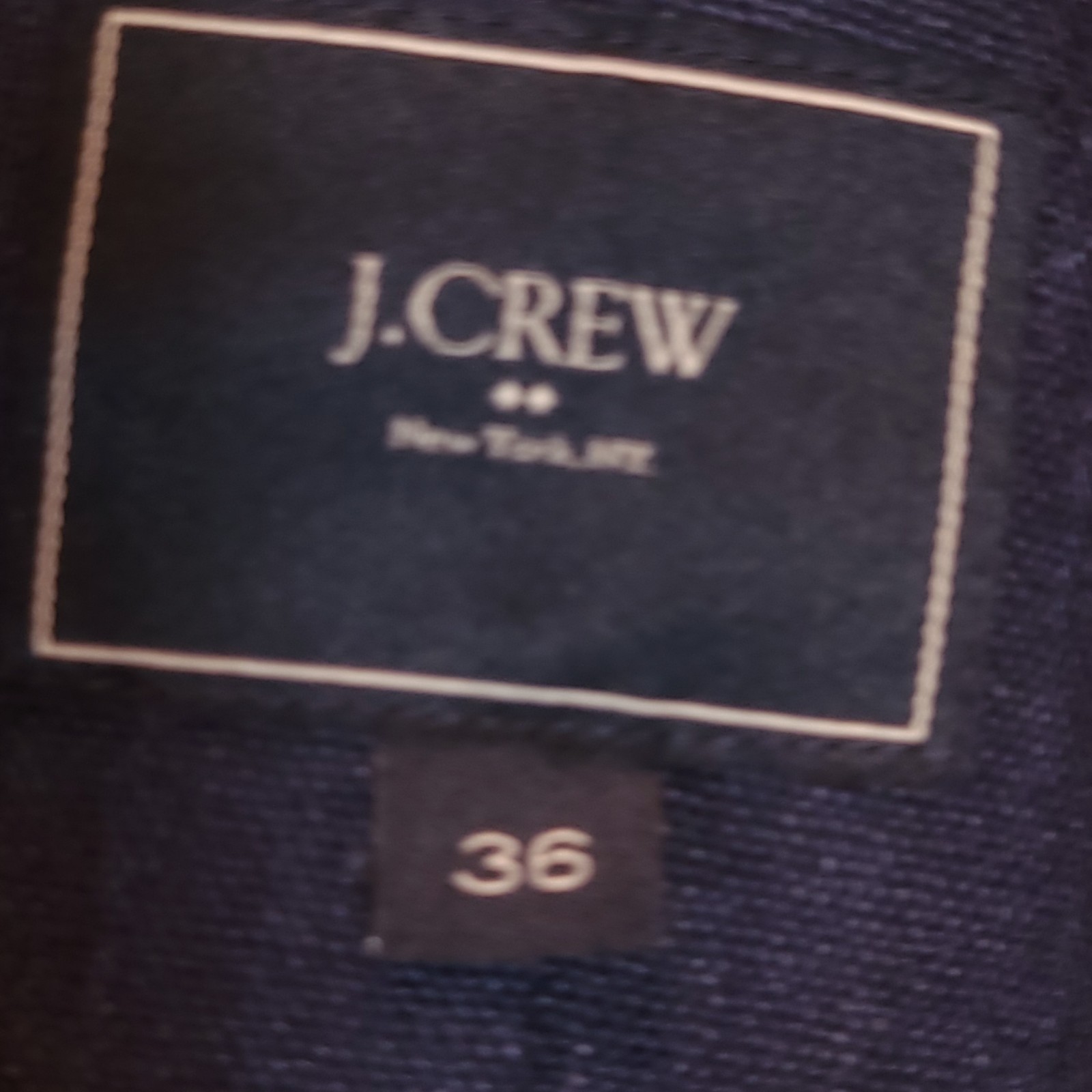 J Crew Sport Coat 36 Linen Blend Patch Pocket Blue
