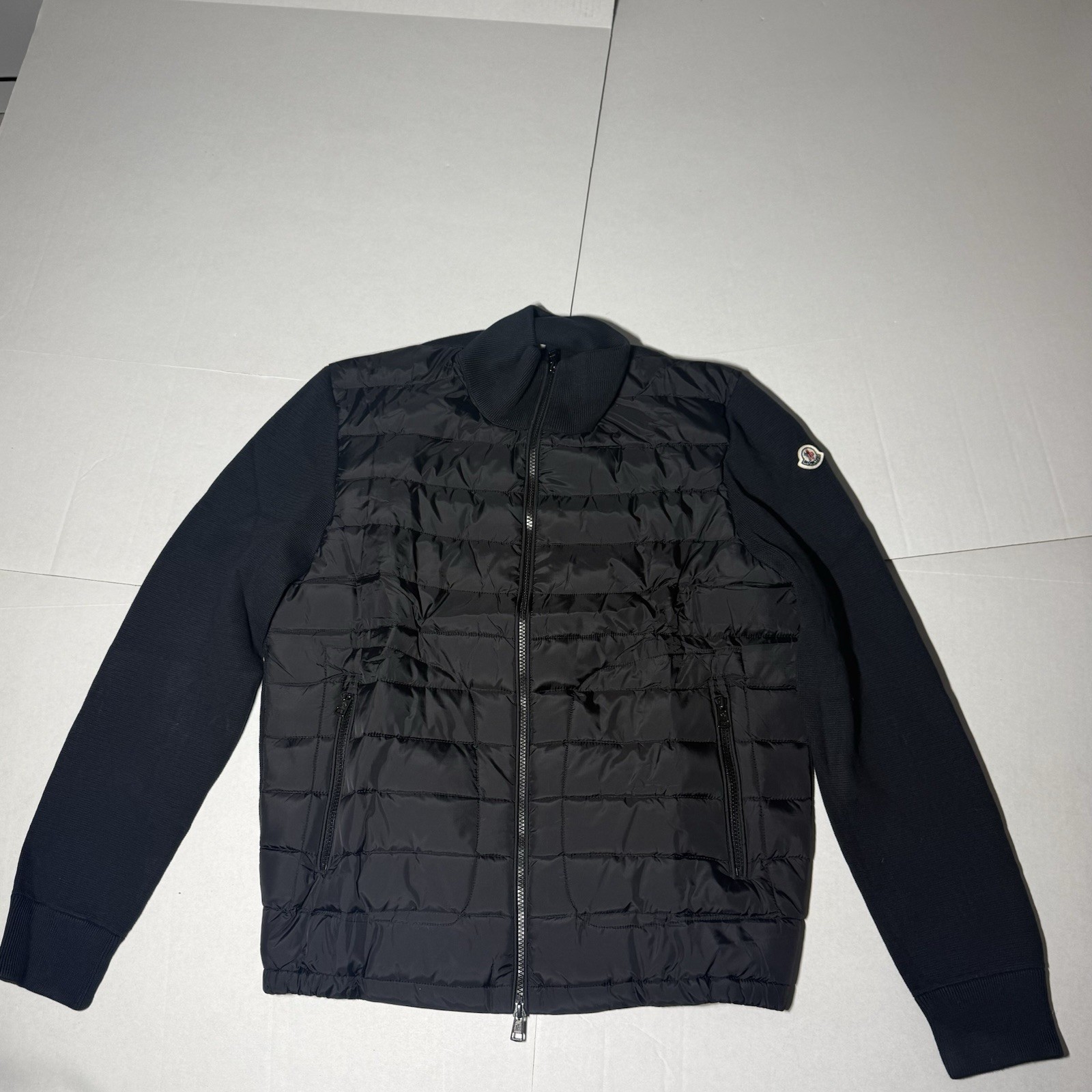 Moncler Padded Zip-Up Cardigan Size Large