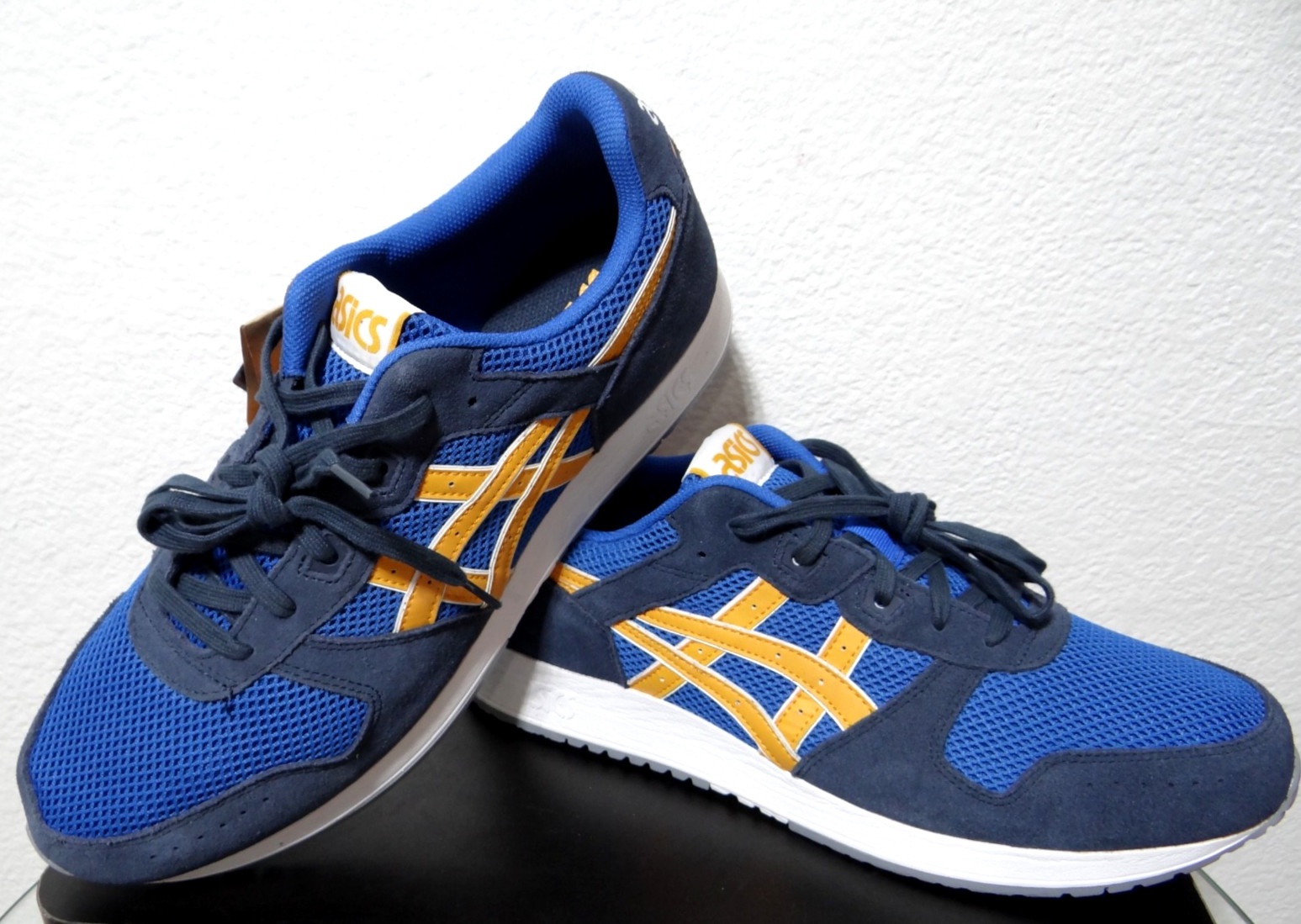 ASICS Lyte Classic ‘Blue Yellow’ Men’s 13 Retro Sneakers 1201A449 Rare NEW NWOB