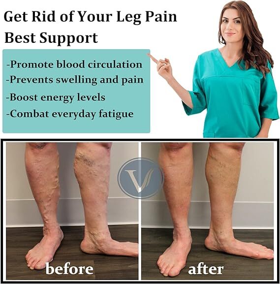 10 Pair Copper Compression Socks Graduated Support Men’s Women’s S-XXL 20-30mmHg
