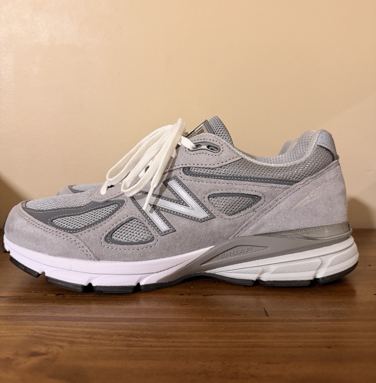 New Balance 990v4 Made in USA Men’s Low Top Suede Lace-Up Gray U990GR4